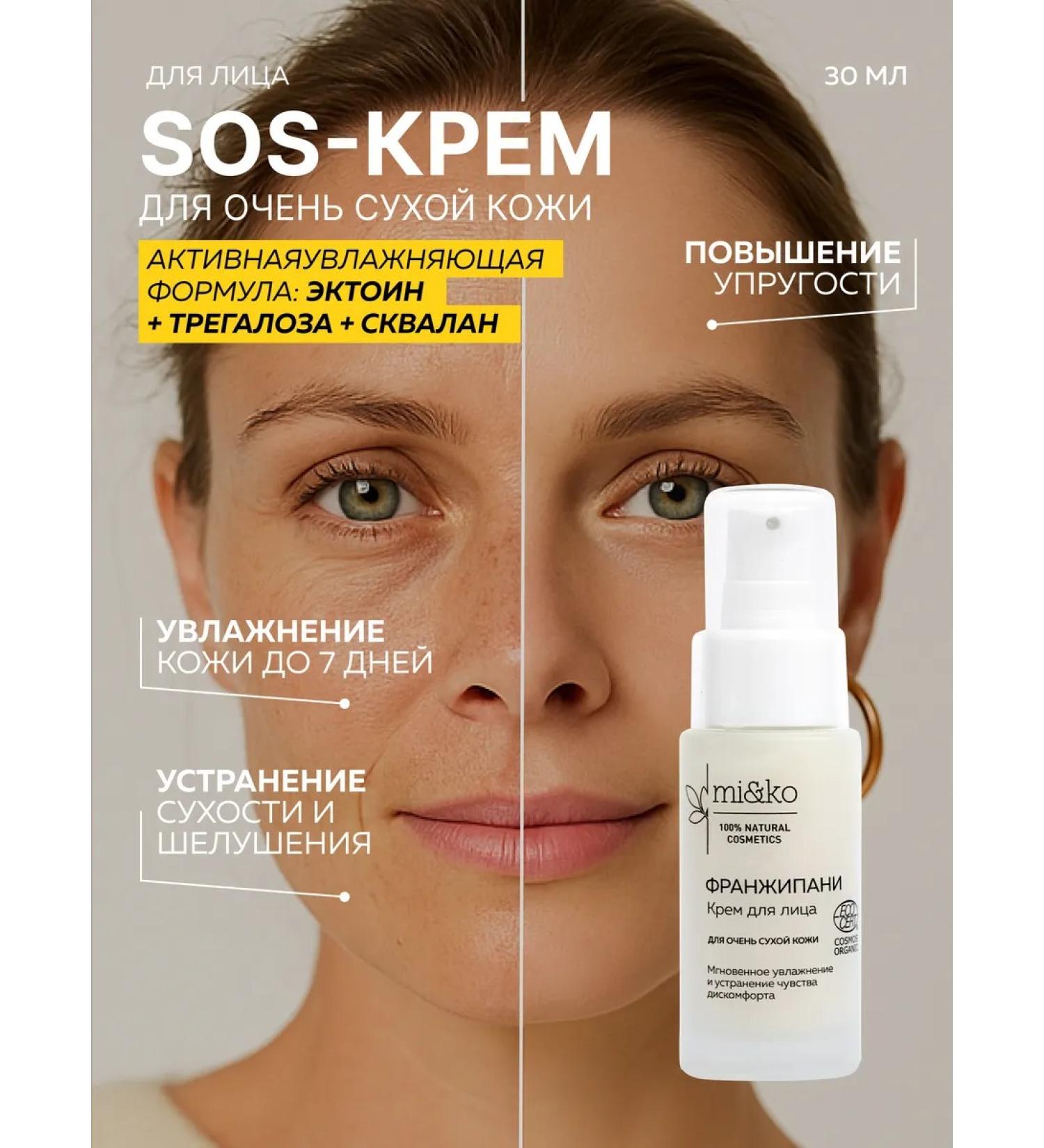 mi&ko Facial face cream for very dry franzhepani skin - Buy Online on GoSupps.com