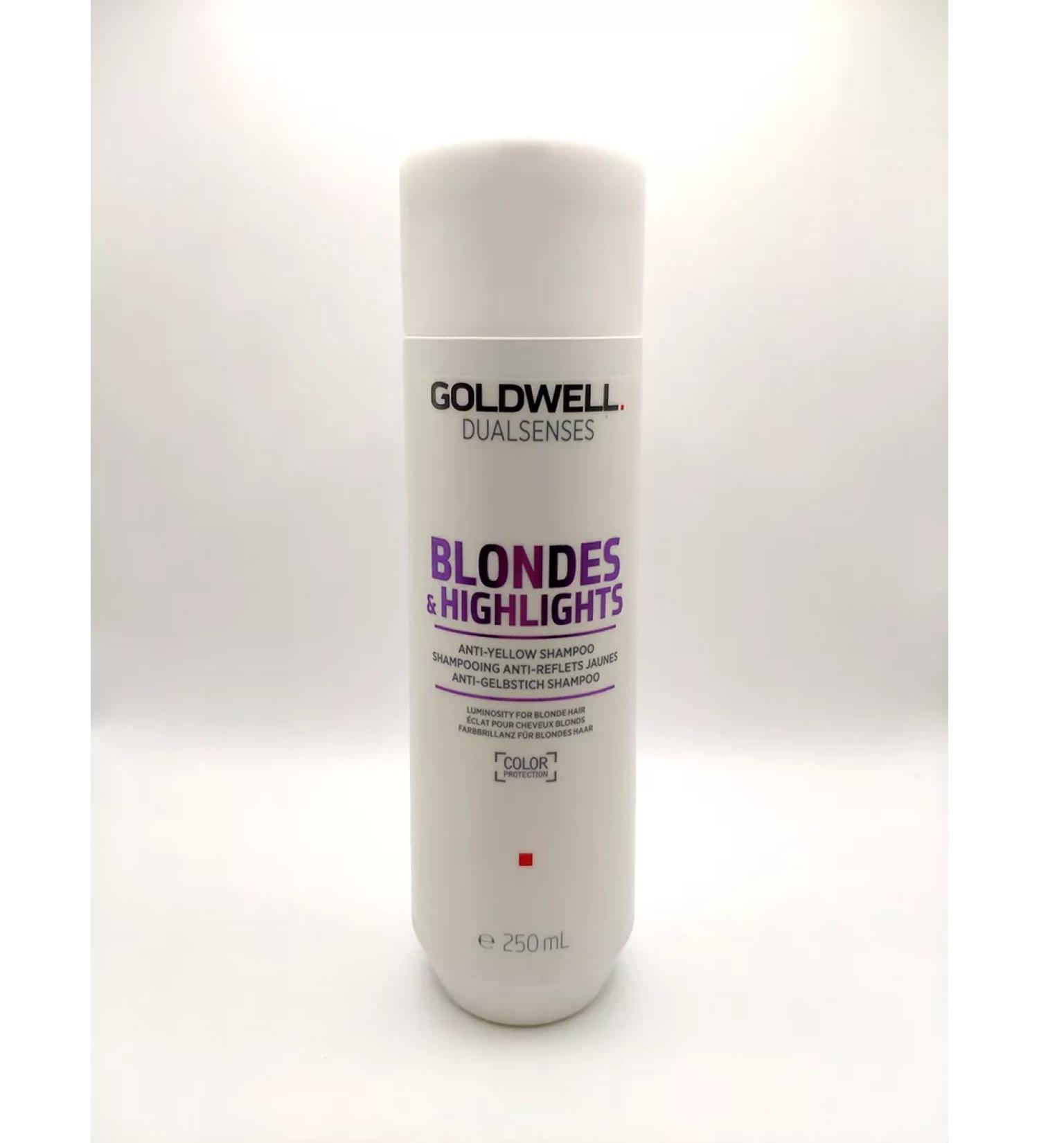 Goldwell Anti-yellow shampoo against yellowness of lightened hair 250ml - Buy Online on GoSupps.com