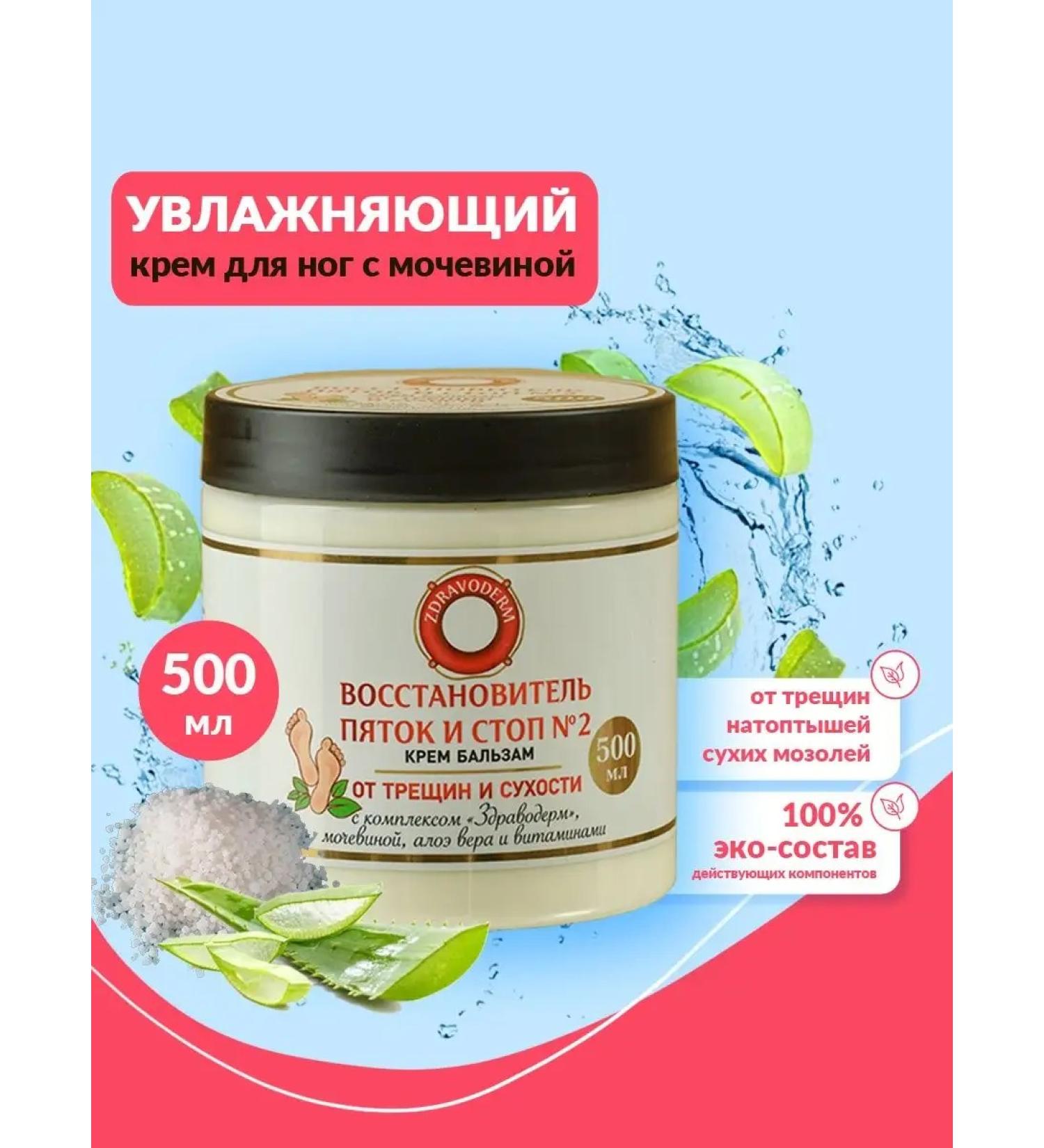 Zdravoderm Feet cream with urea from cracks and dryness - Buy Online on GoSupps.com