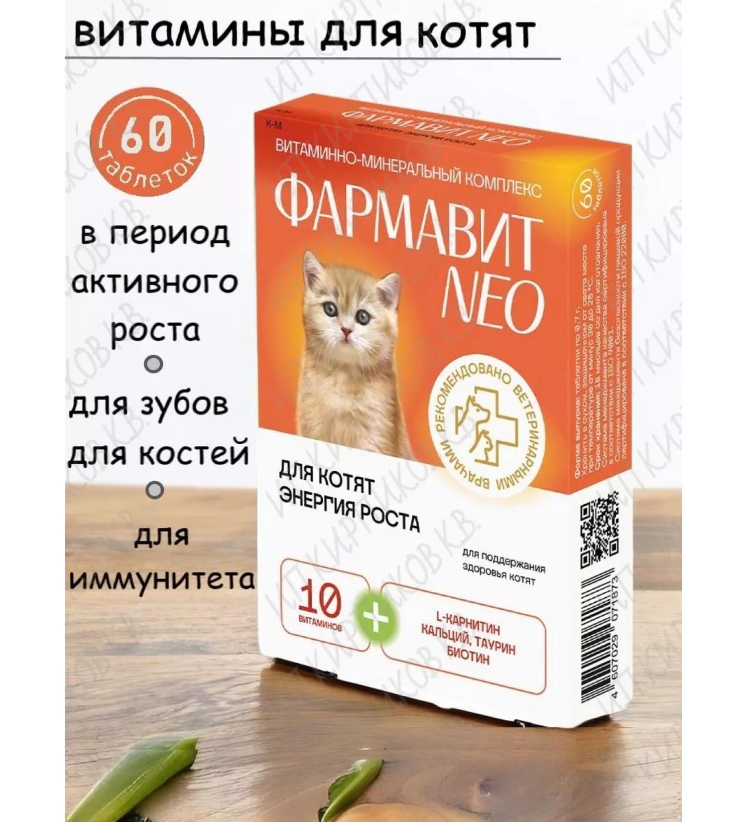 Farmavit NEO Vitamins for kittens  - Buy Online on GoSupps.com