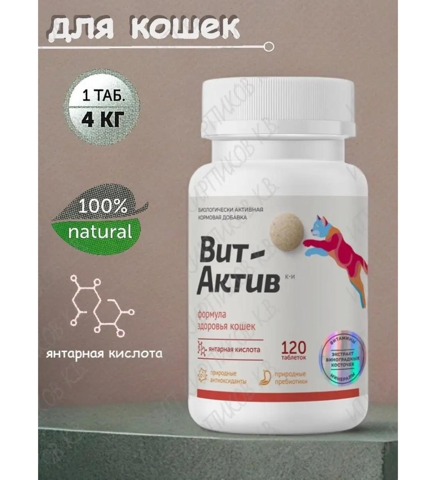 VitActive Vitamins for the health of cats d3 - Buy Online on GoSupps.com