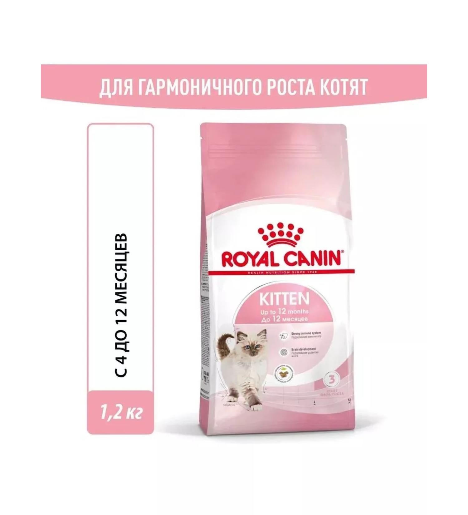ROYAL CANIN Dry food for kittens Kitten with a bird 1.2 kg - Buy Online on GoSupps.com