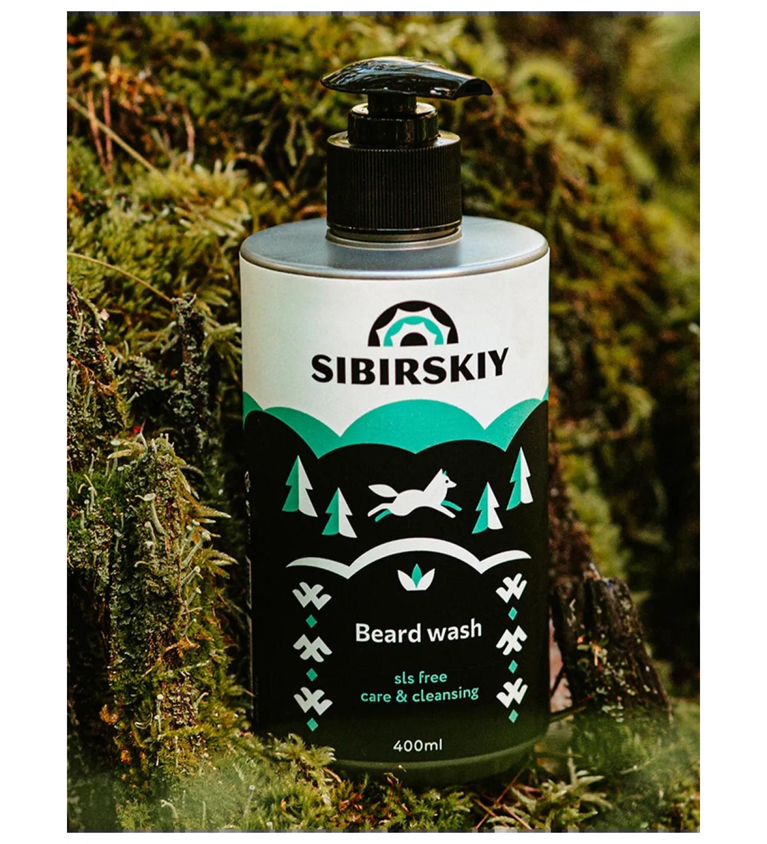 SIBERIAN Moisturizing Salosulfate shampoo for beard and mustache 400 ml - Buy Online on GoSupps.com