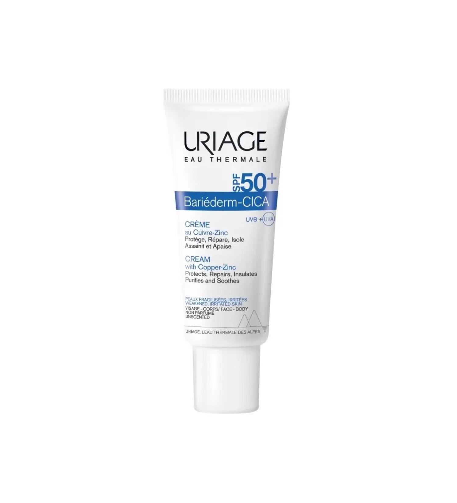 URIAGE SPF50+ cycs cream with copper and zinc 40 ml