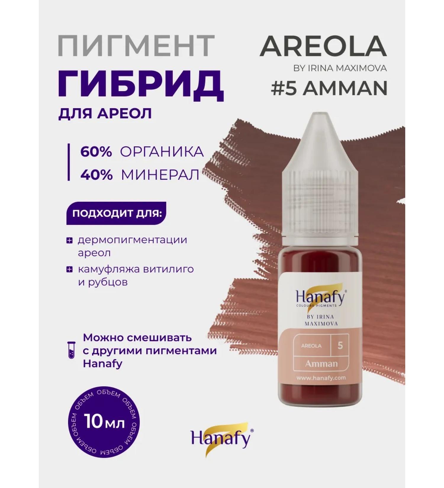 Hanafy Pigment No. 5 for permanent makeup of the Areola Irina Maximova - Buy Online on GoSupps.com