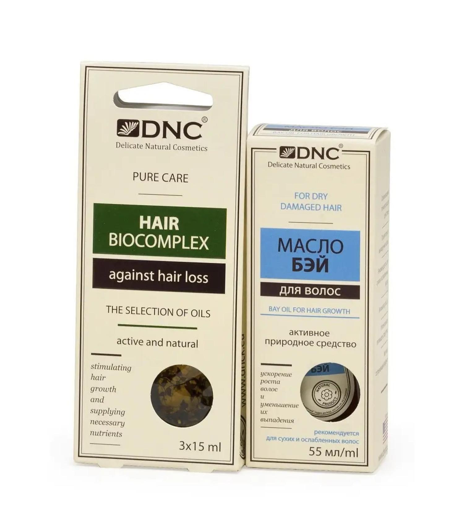 DNC Bay Oils and BioComplex. Hair Growth and Anti-Hair Loss Kit - Buy Online on GoSupps.com