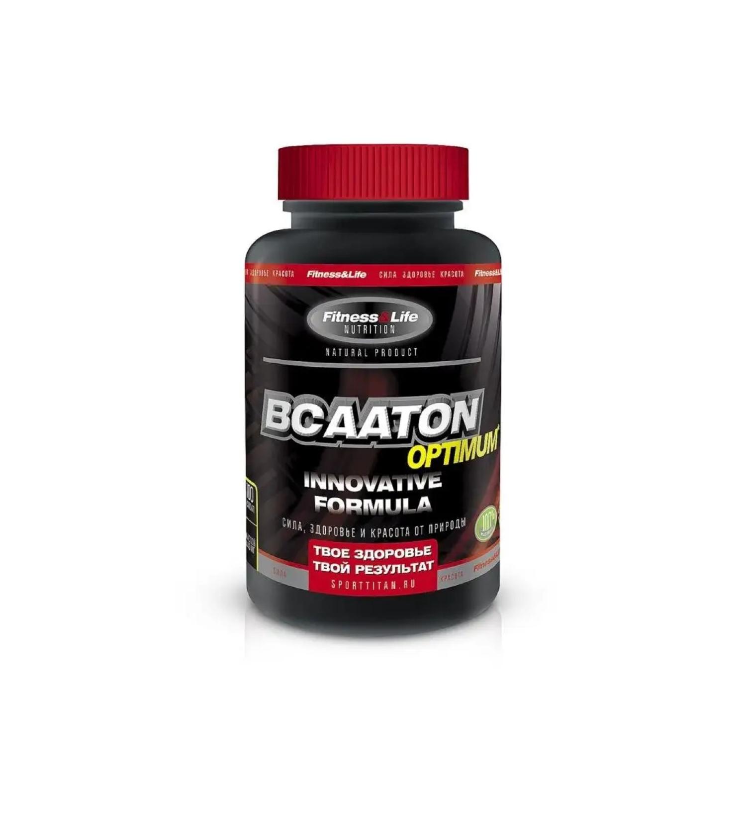 Fitness & Life Bcaaton (bzaaton) 100 capsules - Buy Online on GoSupps.com