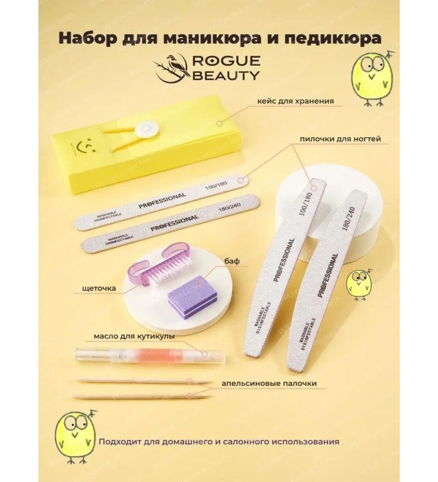 Rogue Beauty Manicure set in the case of women's home - Buy Online on GoSupps.com