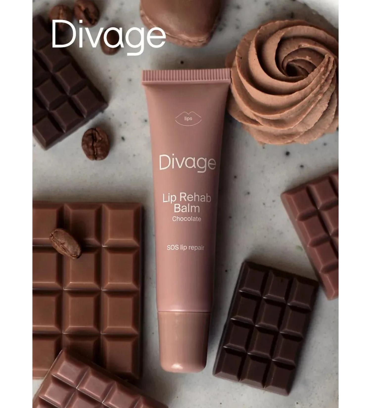 DIVAGE Lip Rehab Balm lip balm with chocolate aroma - Buy Online on GoSupps.com