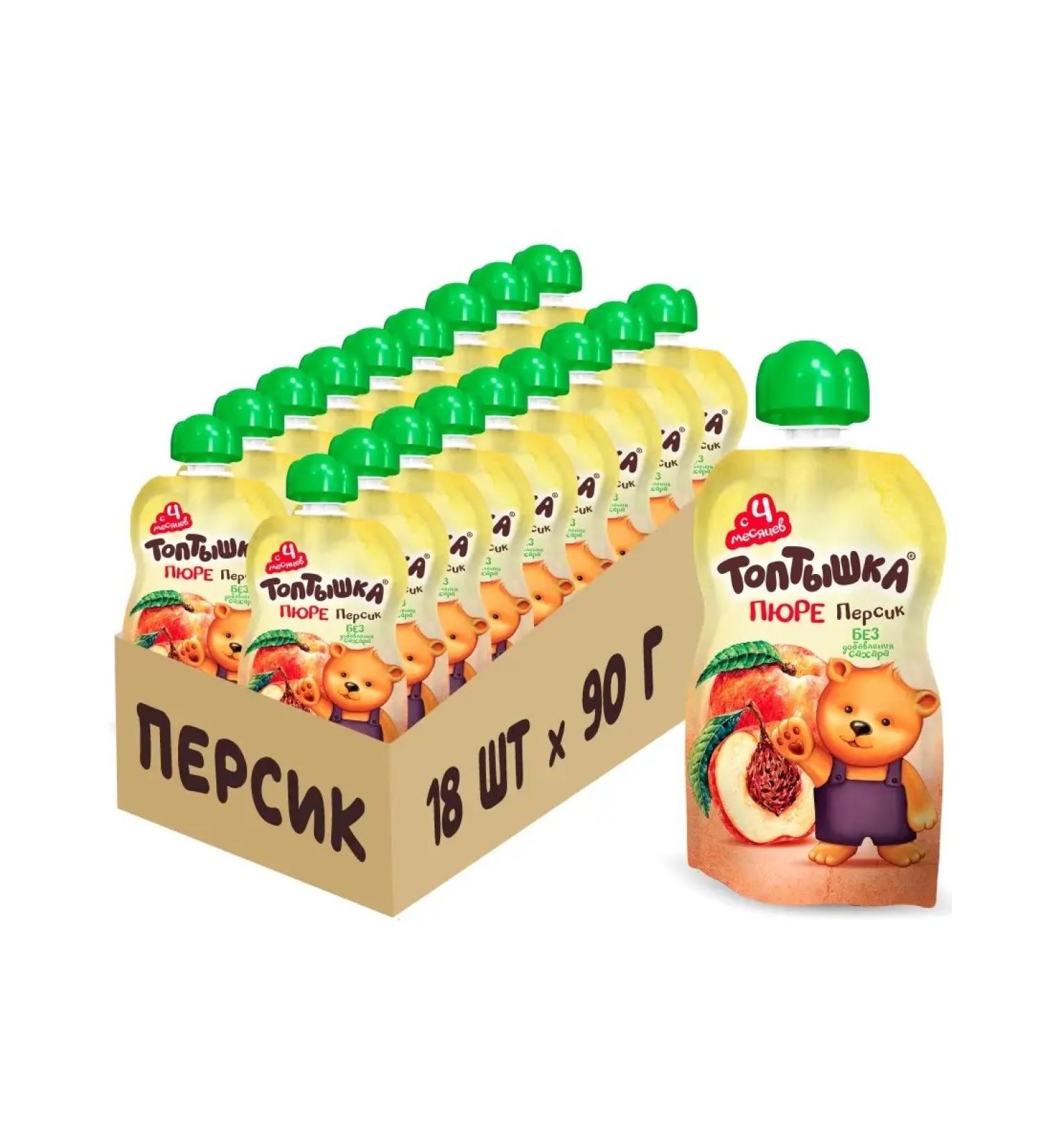 Toptyshka Persian puree 90gr*18pcs