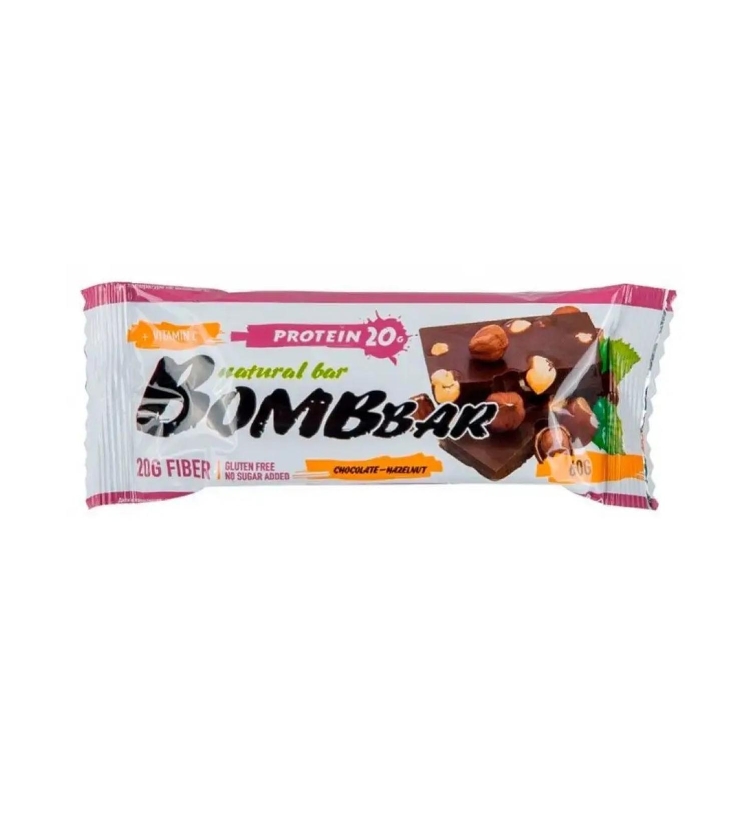 BombBar Uncommoded with protein chocolate-punduk 60g