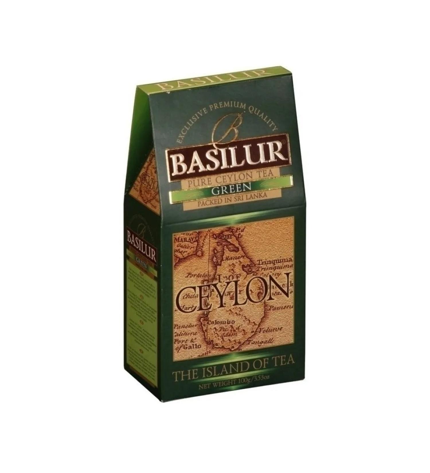Green Basilur tea 100 grams - Buy Online on GoSupps.com