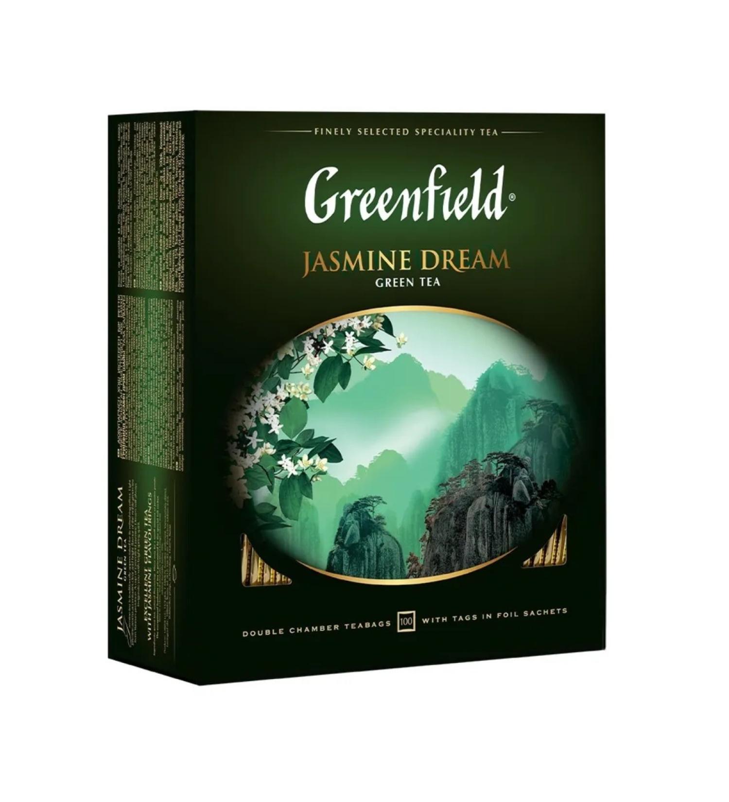 Green Greenfield Jasmine Dream 100 bags - Buy Online on GoSupps.com