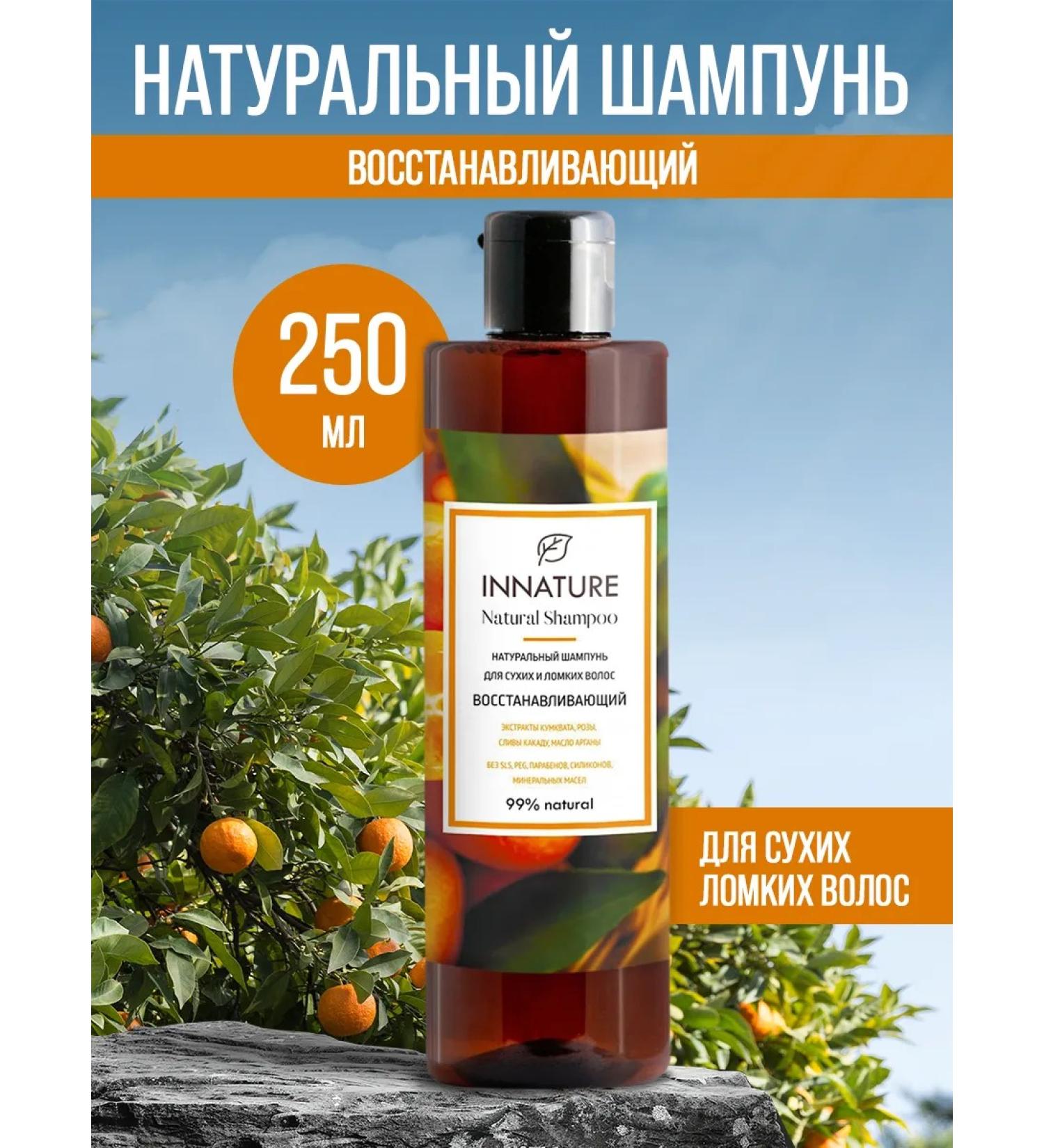 INNATURE Natural shampoo for dry brittle hair restoring - Buy Online on GoSupps.com