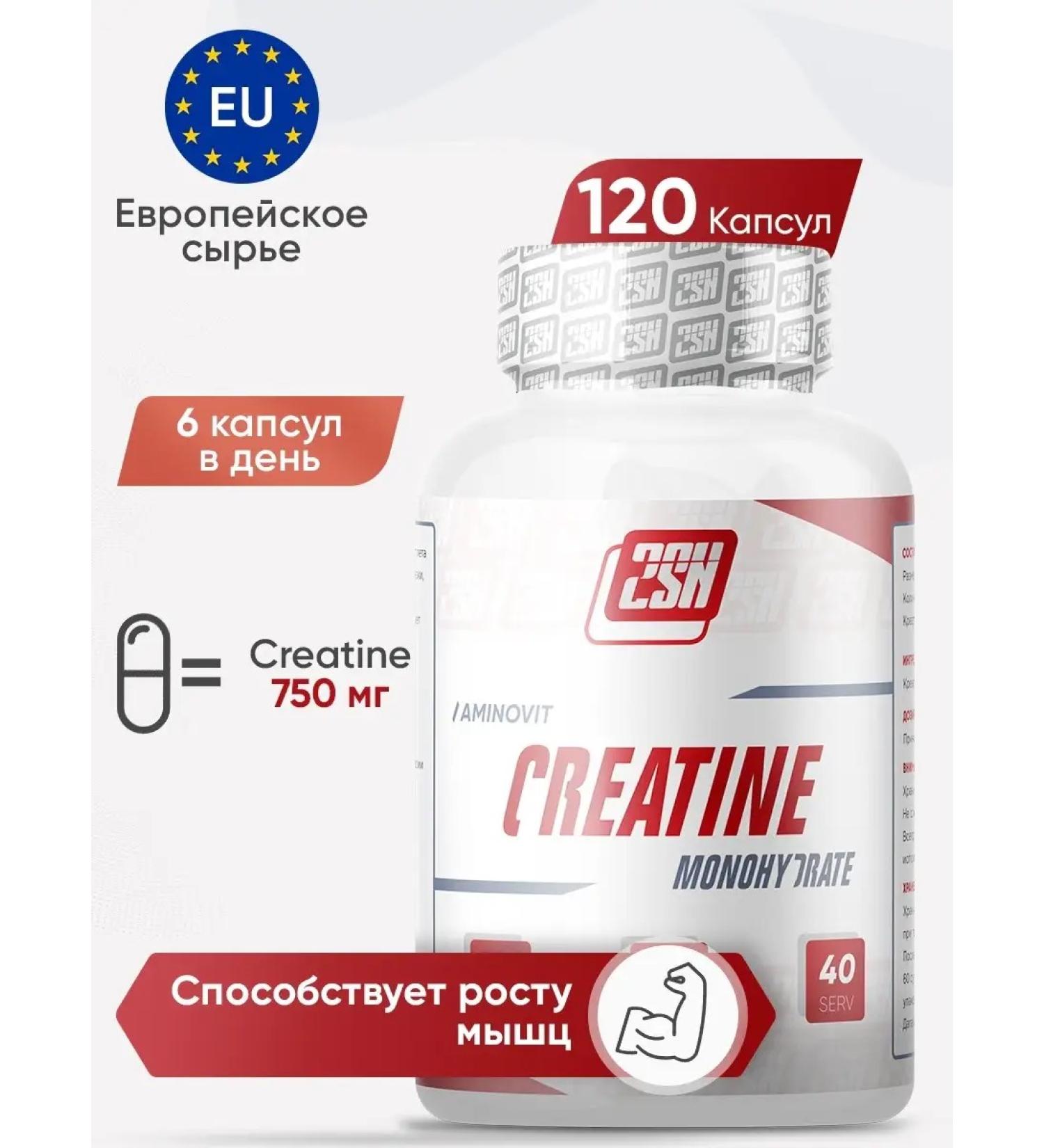 2SN Creatin Monohydrate Creatine Monohydrate 120 Capsules - Buy Online on GoSupps.com