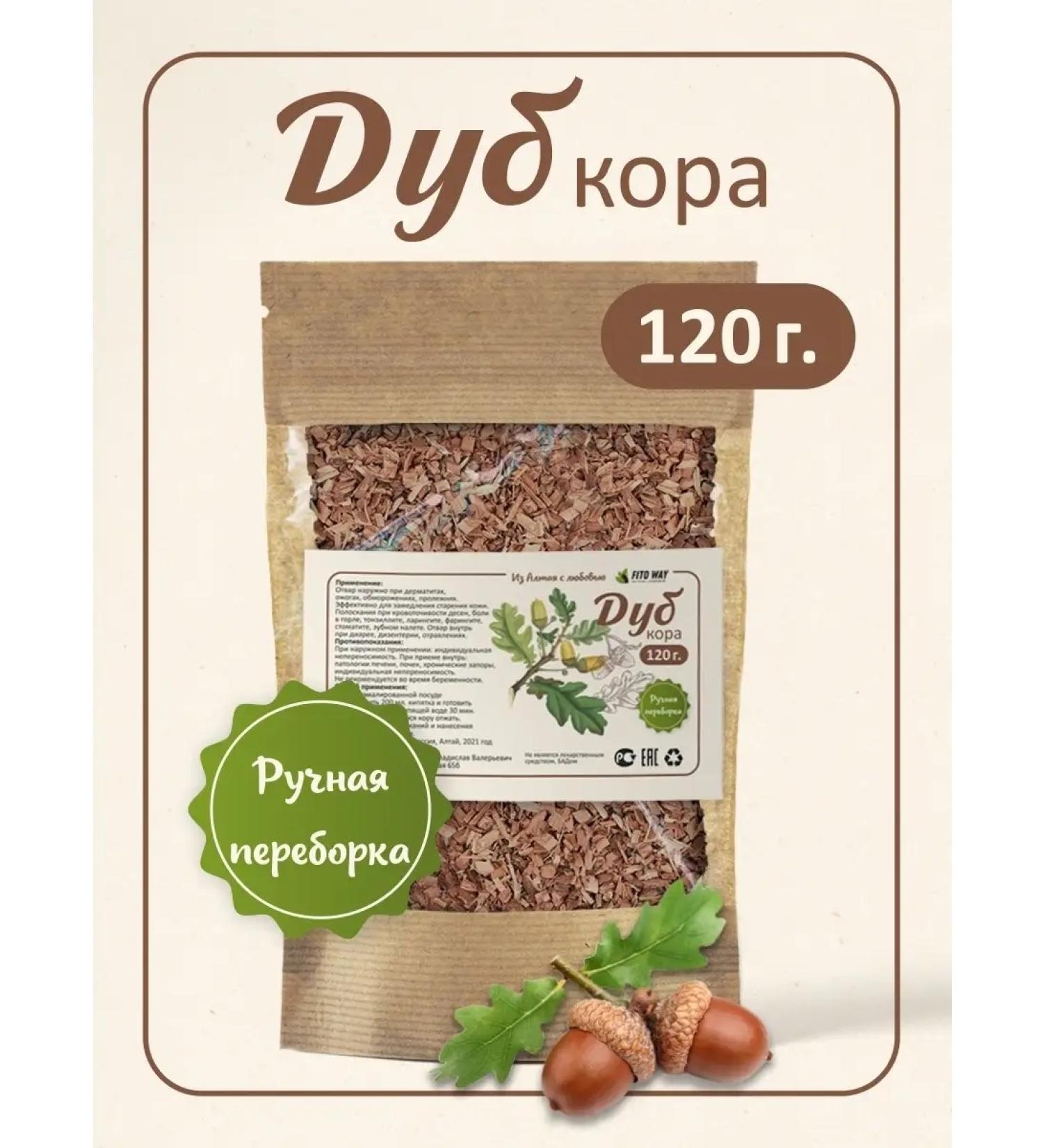 FitoWay Oak bark 120 g oak bark - Buy Online on GoSupps.com