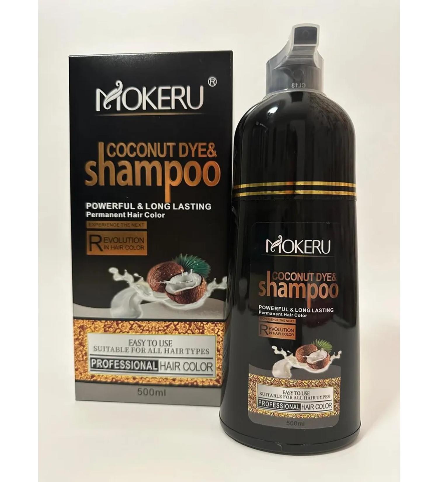 Mokeru Coconut coloring shampoo Dark Brown - Buy Online on GoSupps.com