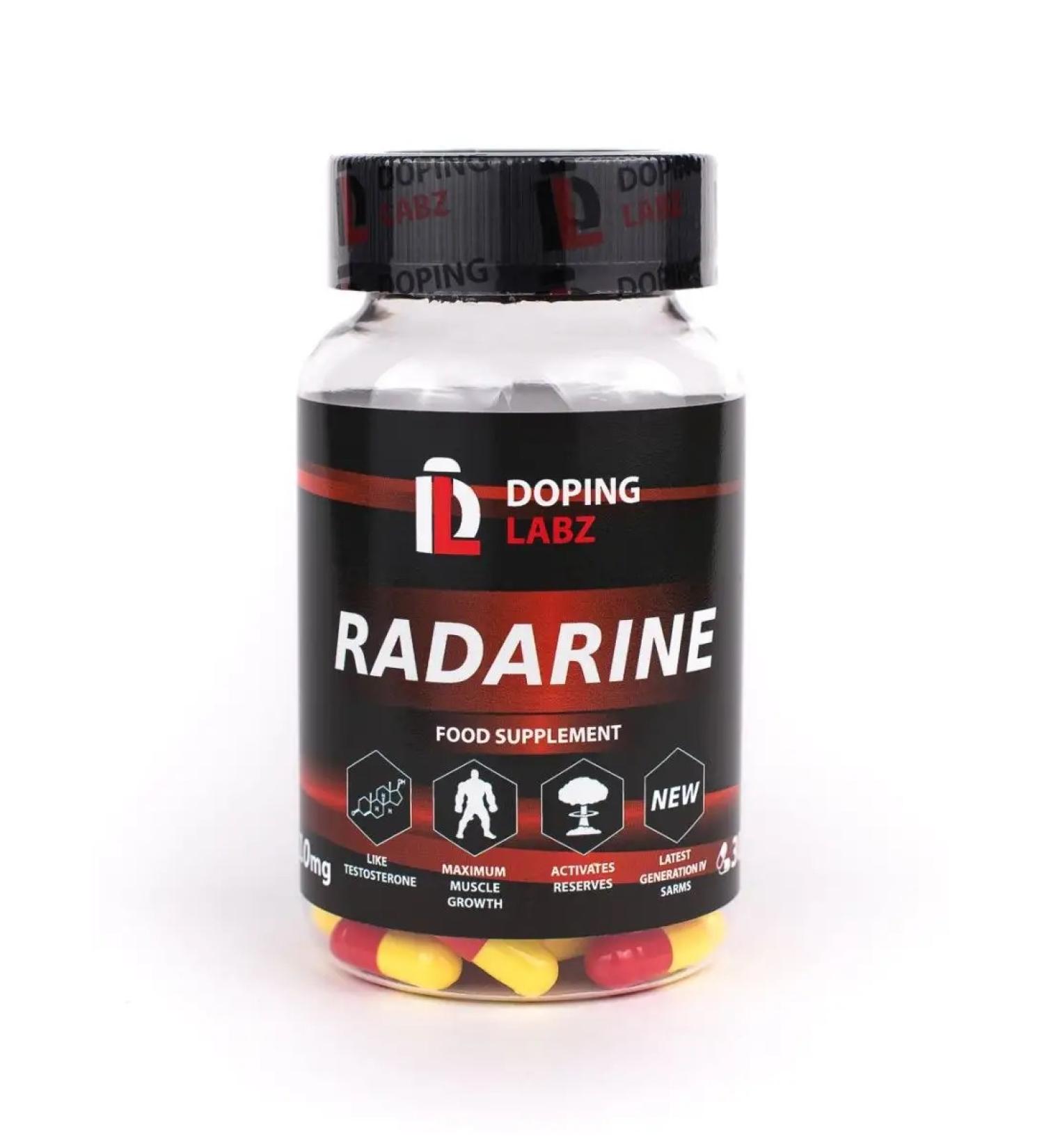Doping Labz Boster Radarin Radarine 10mg 30 capsules - Buy Online on GoSupps.com