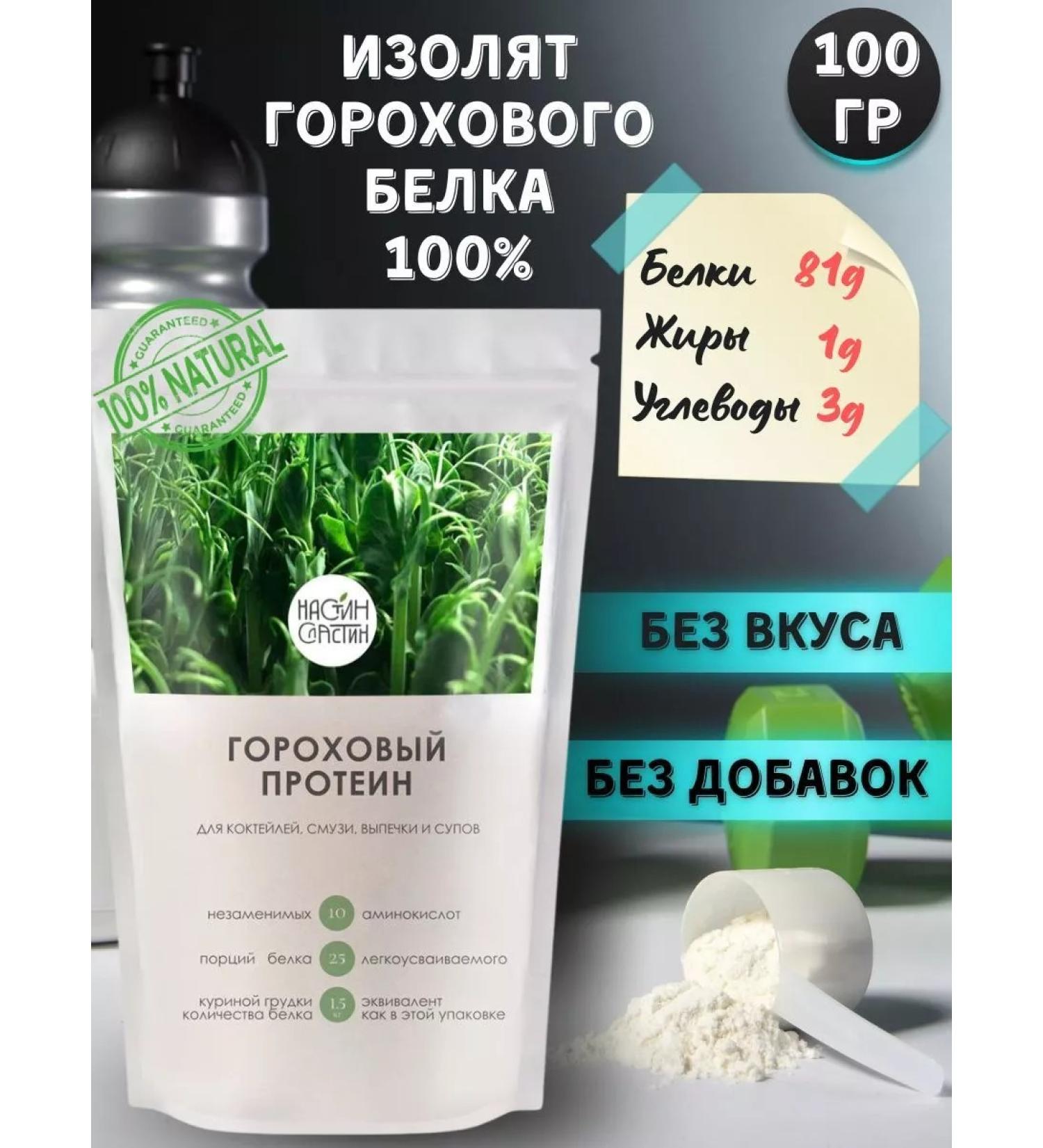 NastinSlastin Protein for weight loss 100 % natural isolation 100 g - Buy Online on GoSupps.com