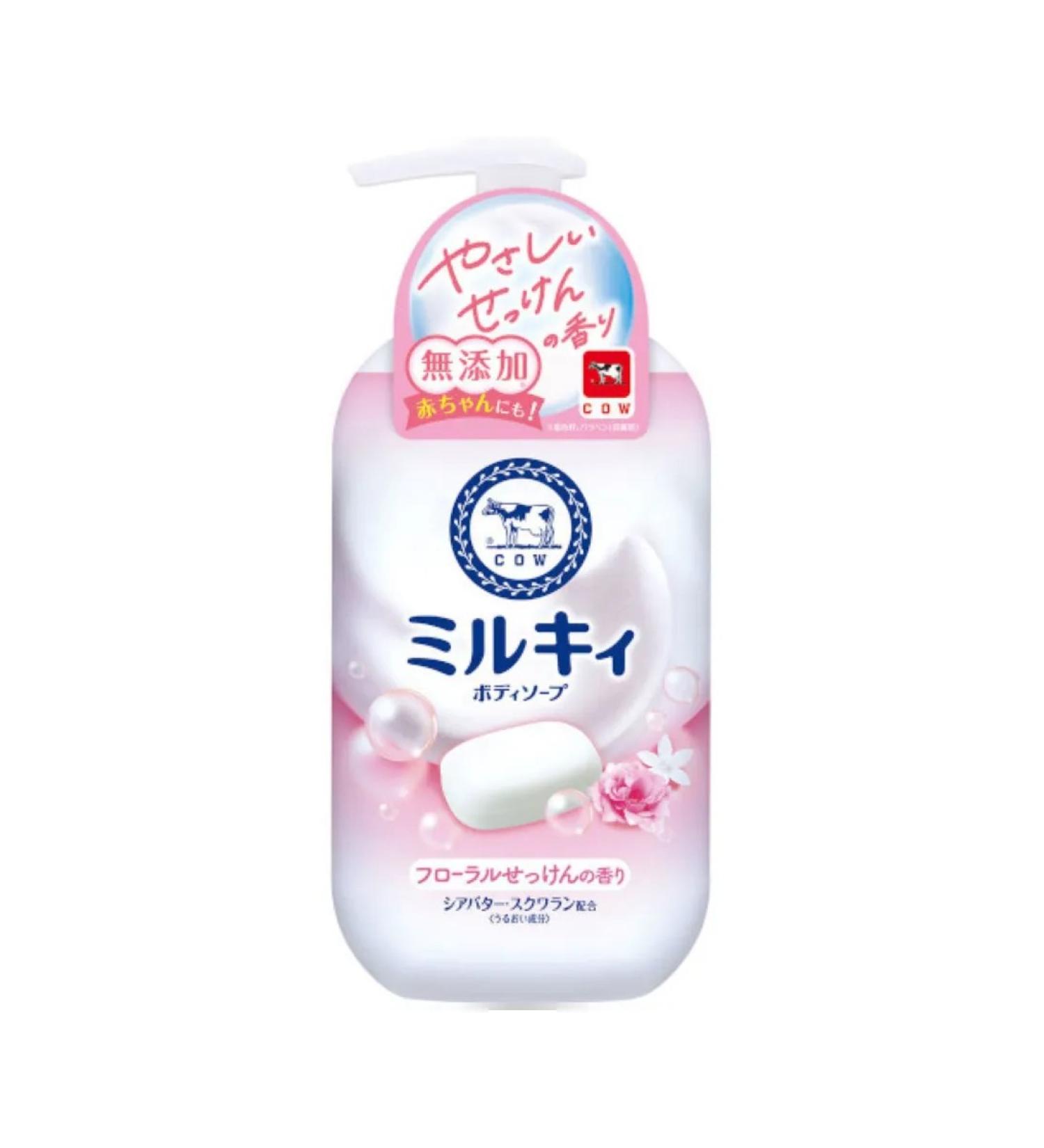 COW Body milk soap flower 500ml