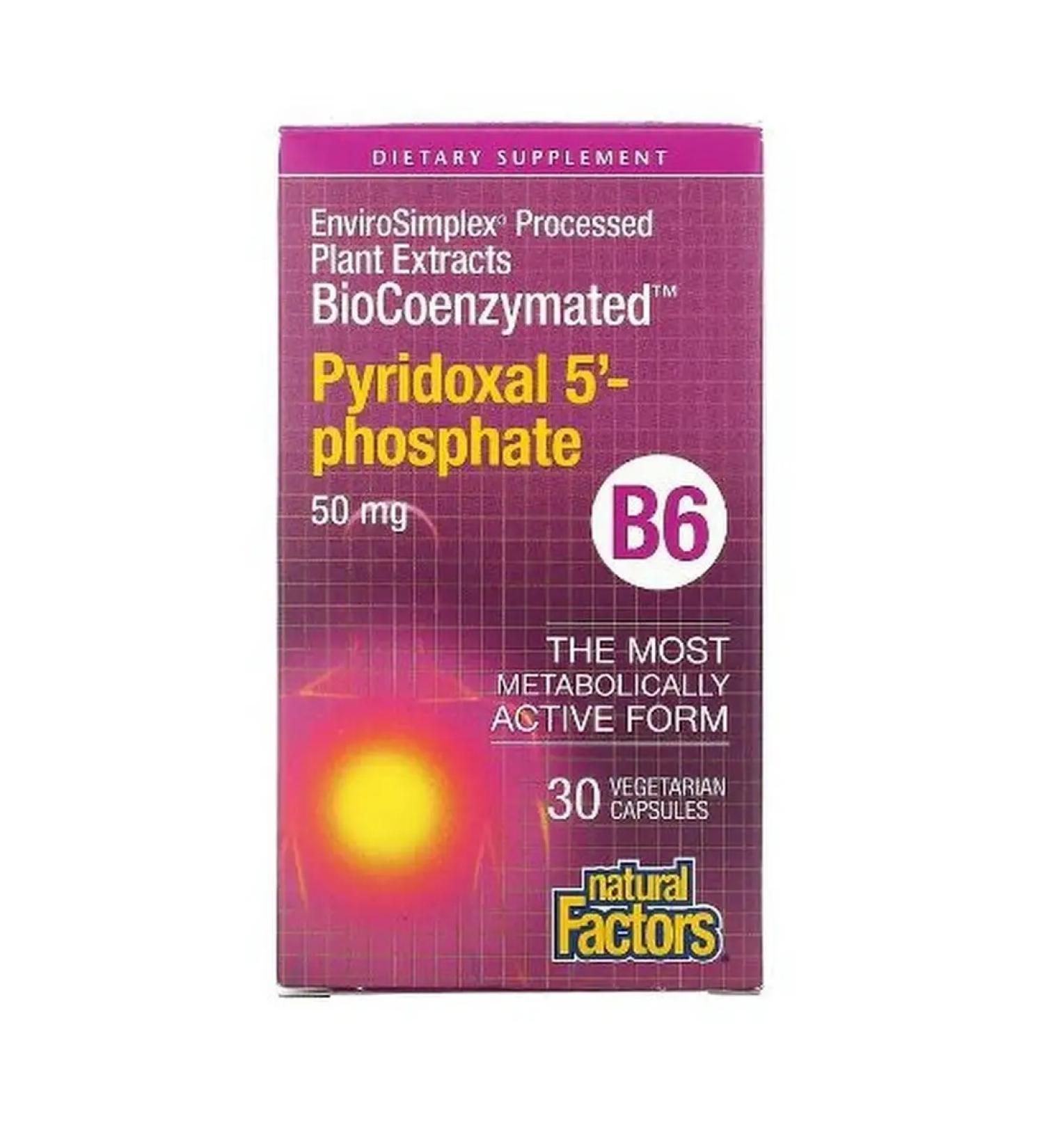 Natural Factors b6  - Buy Online on GoSupps.com