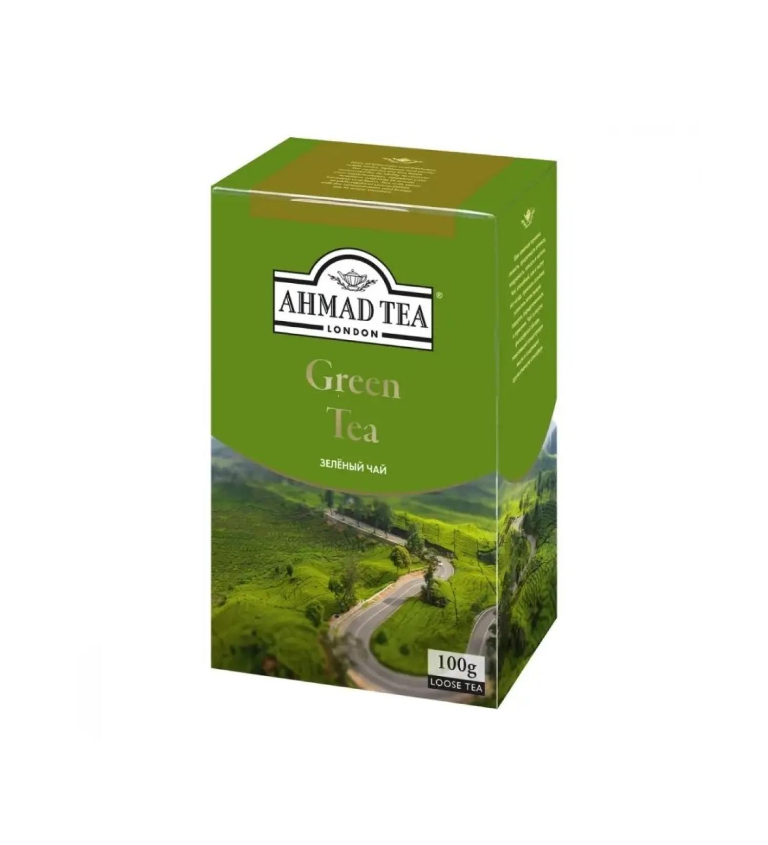 AHMAD TEA Leaf Tea Tea Ahmad Green 12 packs of 100g
