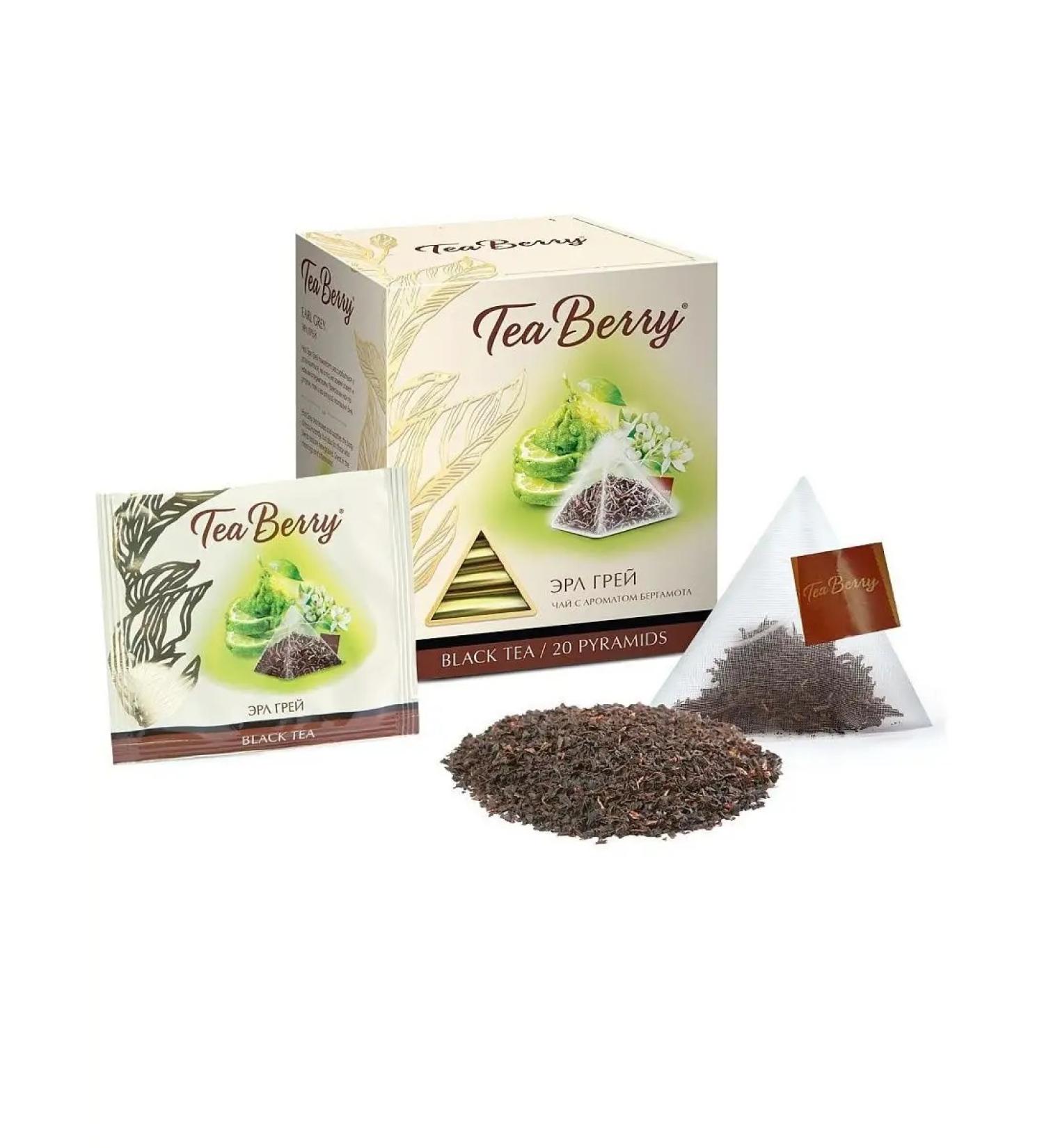 Tea Berry Black tea with bergamot "Earl Gray" 20 pieces - Buy Online on GoSupps.com