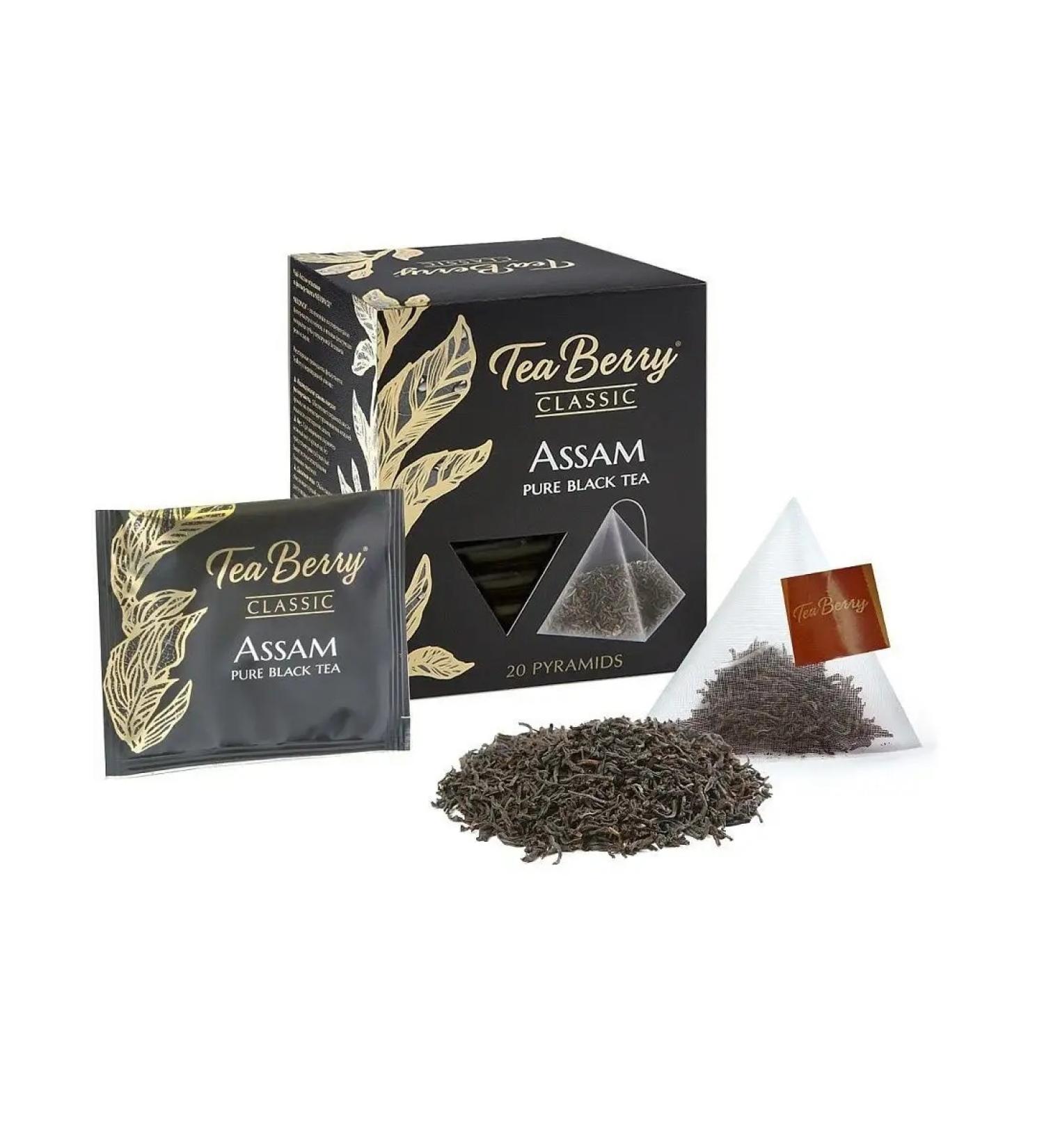 Tea Berry Black Baykhovy tea "Assam" 20 pieces - Buy Online on GoSupps.com