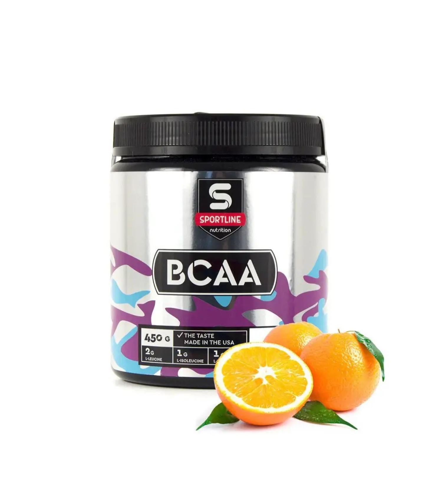 SportLine Nutrition Essential amino acids BCAA 2 1 1 450 g orange
