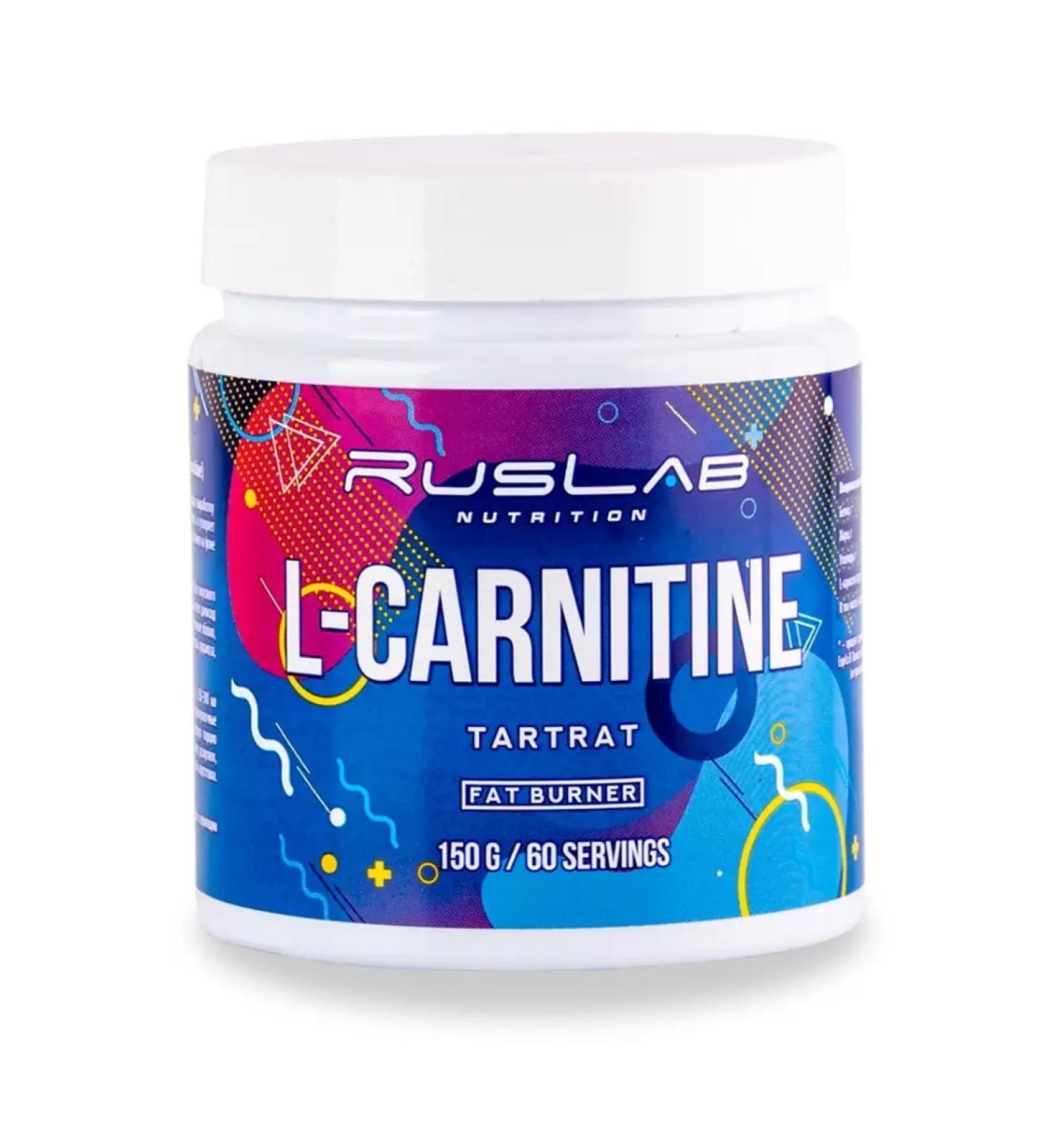 Ruslabnutrition L-Carnitine amino acid (150 gr) natural taste - Buy Online on GoSupps.com