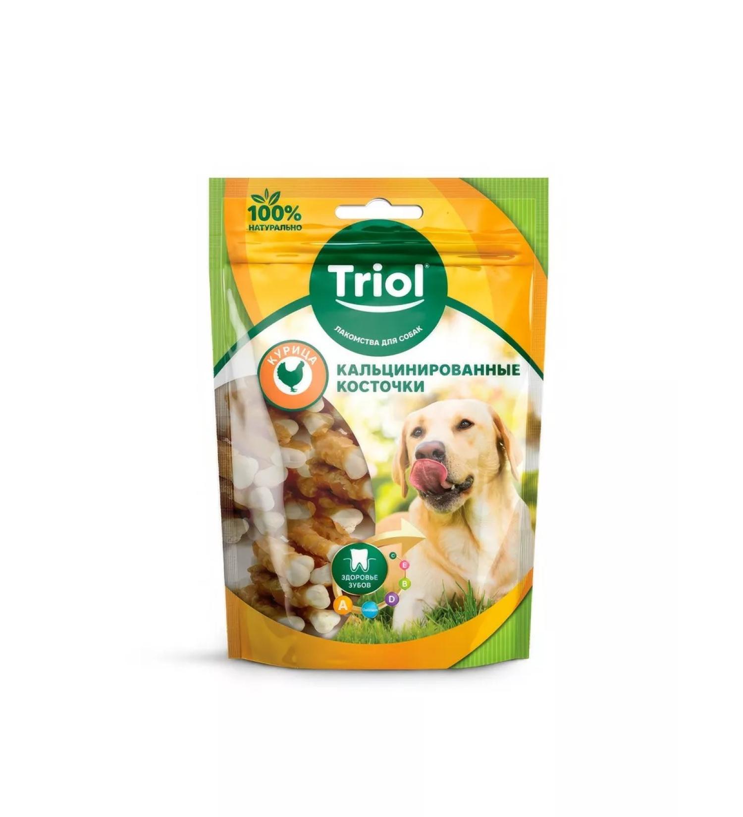 Triol Calcinated bones with dog chicken 70 g