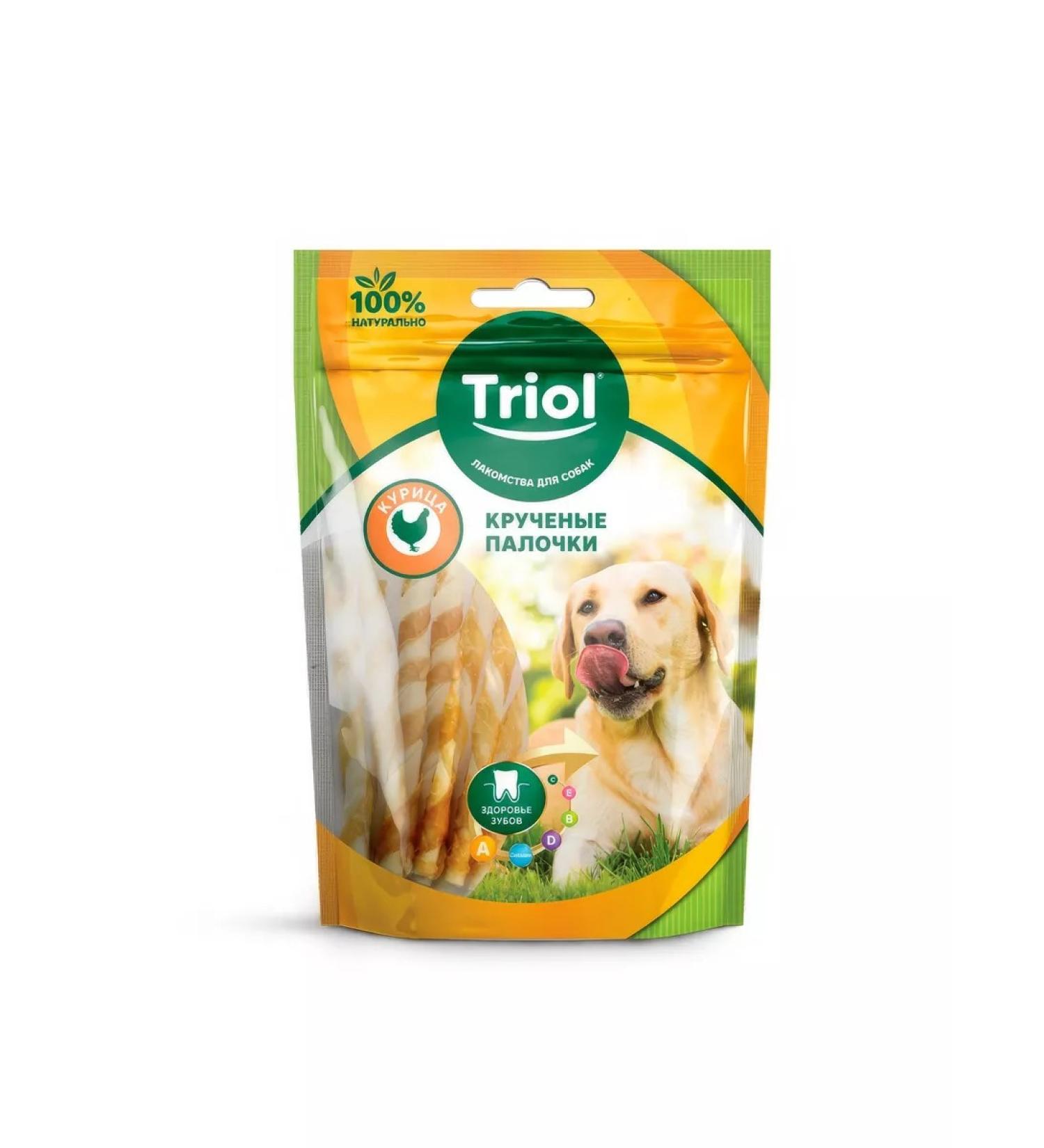 Triol Twisted sticks with chicken for dogs 70 g
