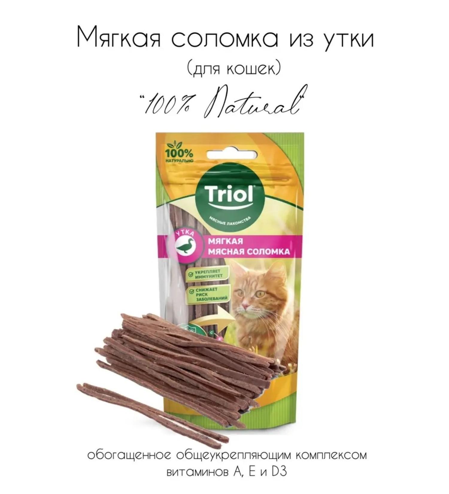 Triol Soft meat of a duck for cats (40 g) - Buy Online on GoSupps.com