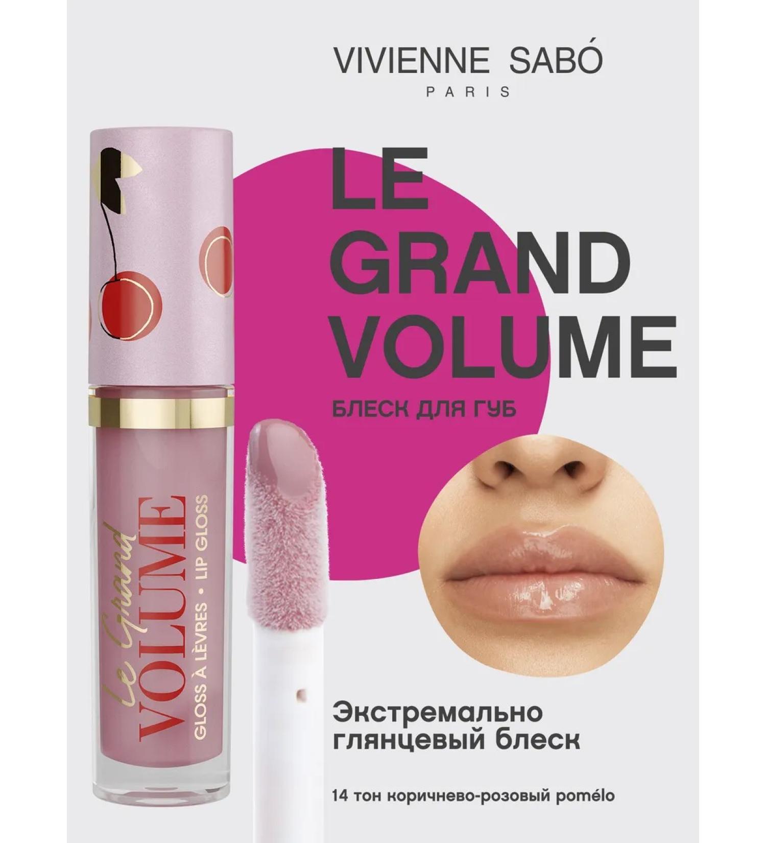 VIVIENNE SABO Lip gloss Le Grand Volume tone 14 brown-pink - Buy Online on GoSupps.com