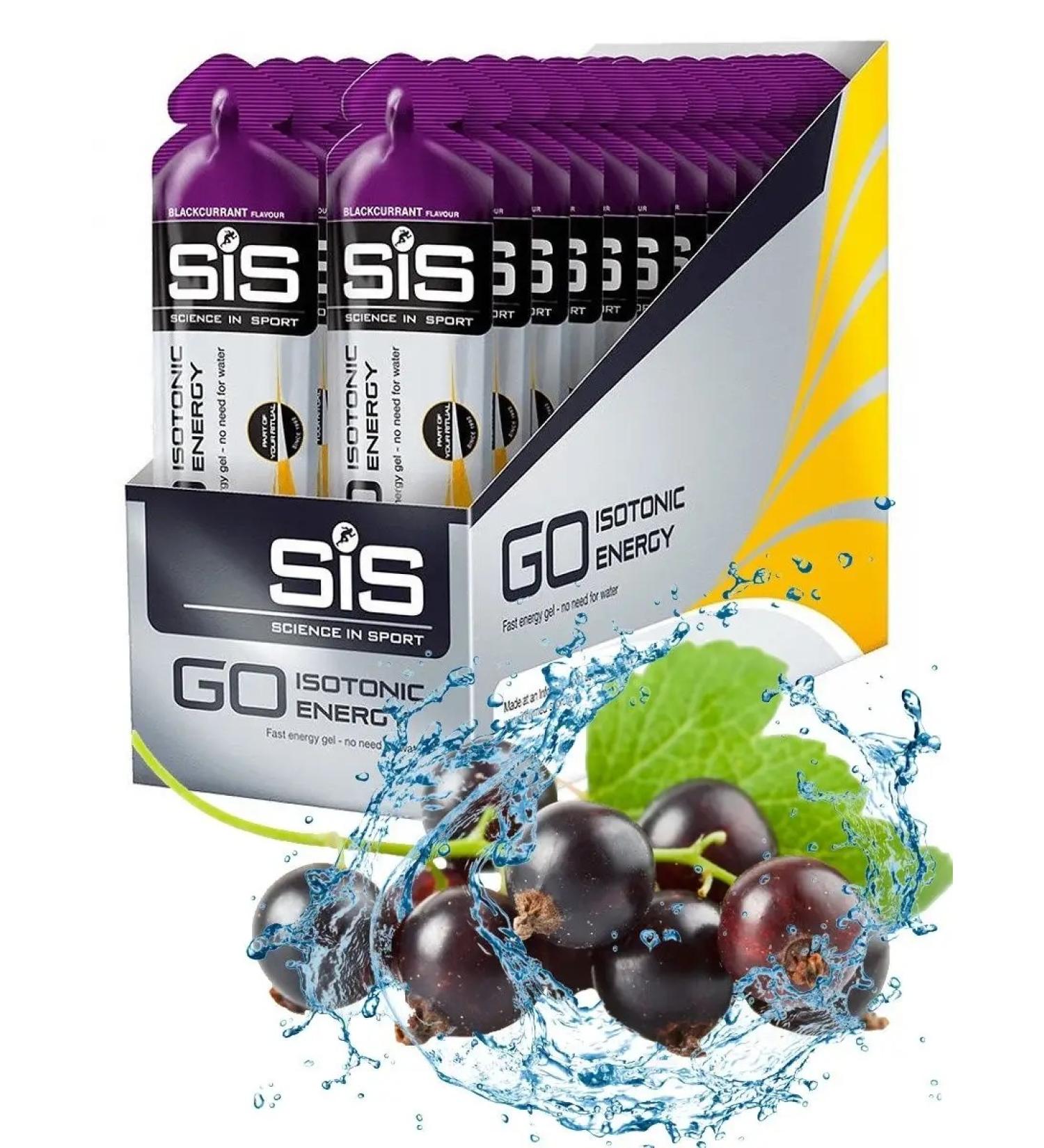 Science in Sports SIS Carbohydrate gel isotonic sis (30pcs) currants - Buy Online on GoSupps.com