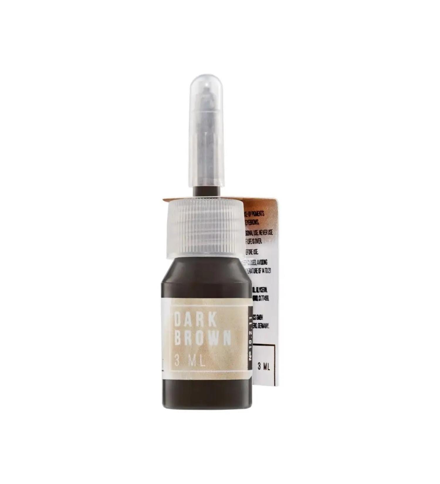 NUE Pygmans for permanent makeup (Dark Brown) (3 ml) - Buy Online on GoSupps.com