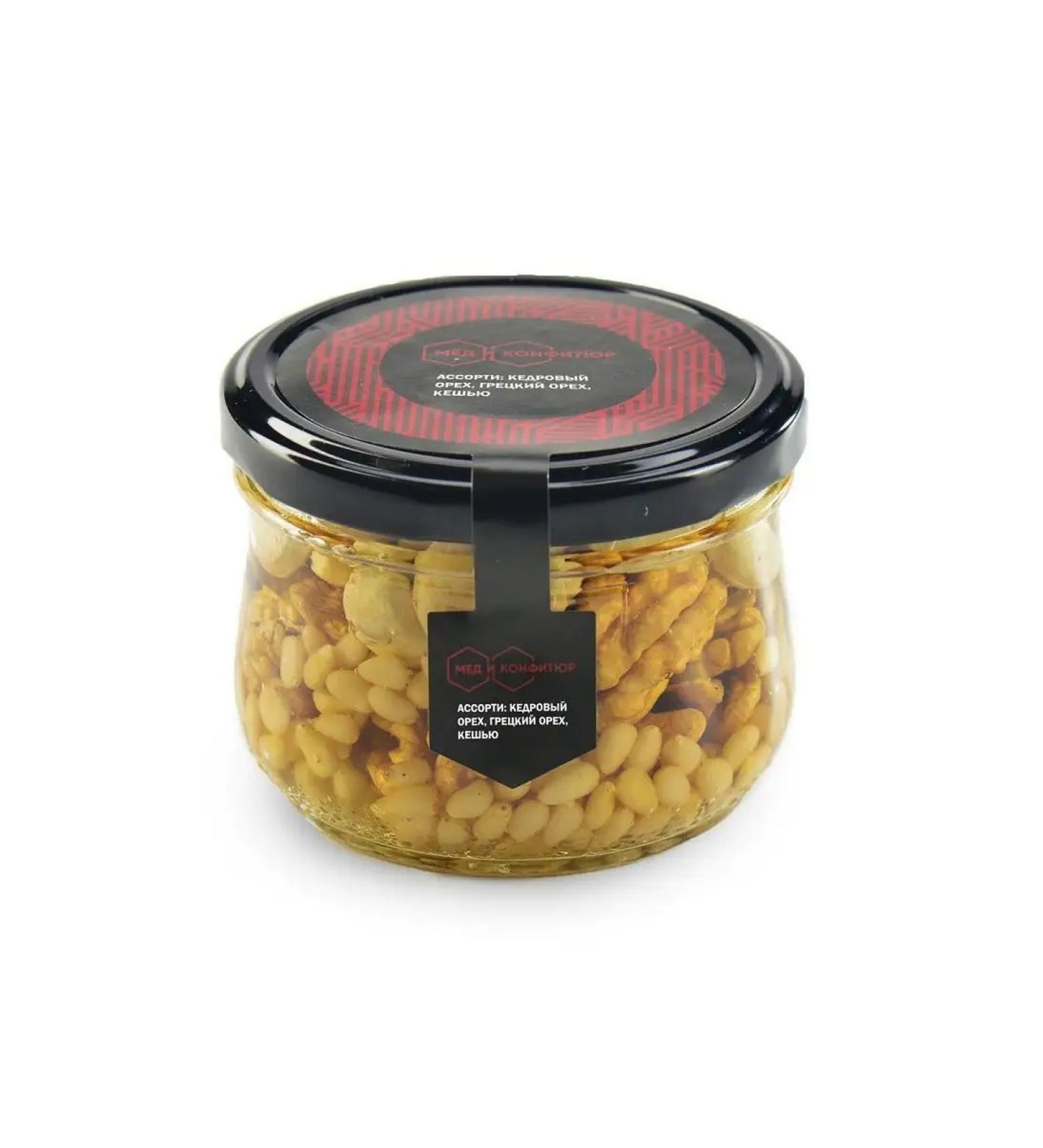 Honey and Jam Assorted nuts in honey 240 g