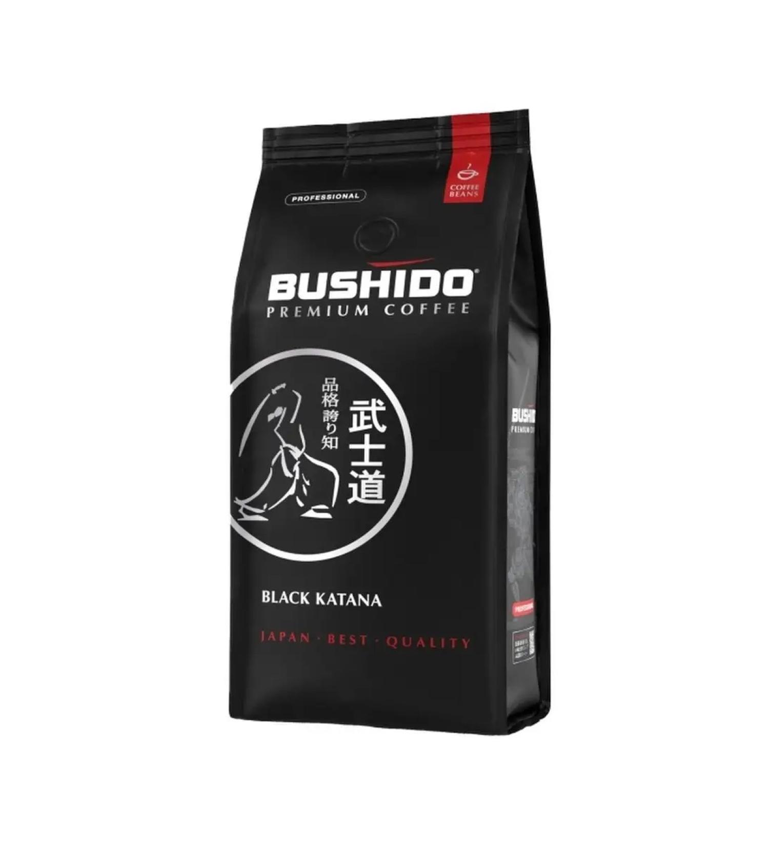 Bushido Coffee in Black Katana grains 1kg