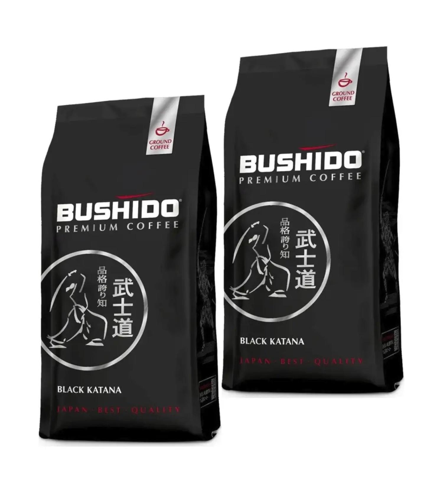 Bushido Coffee ground Black 227 x 2pcs - Buy Online on GoSupps.com