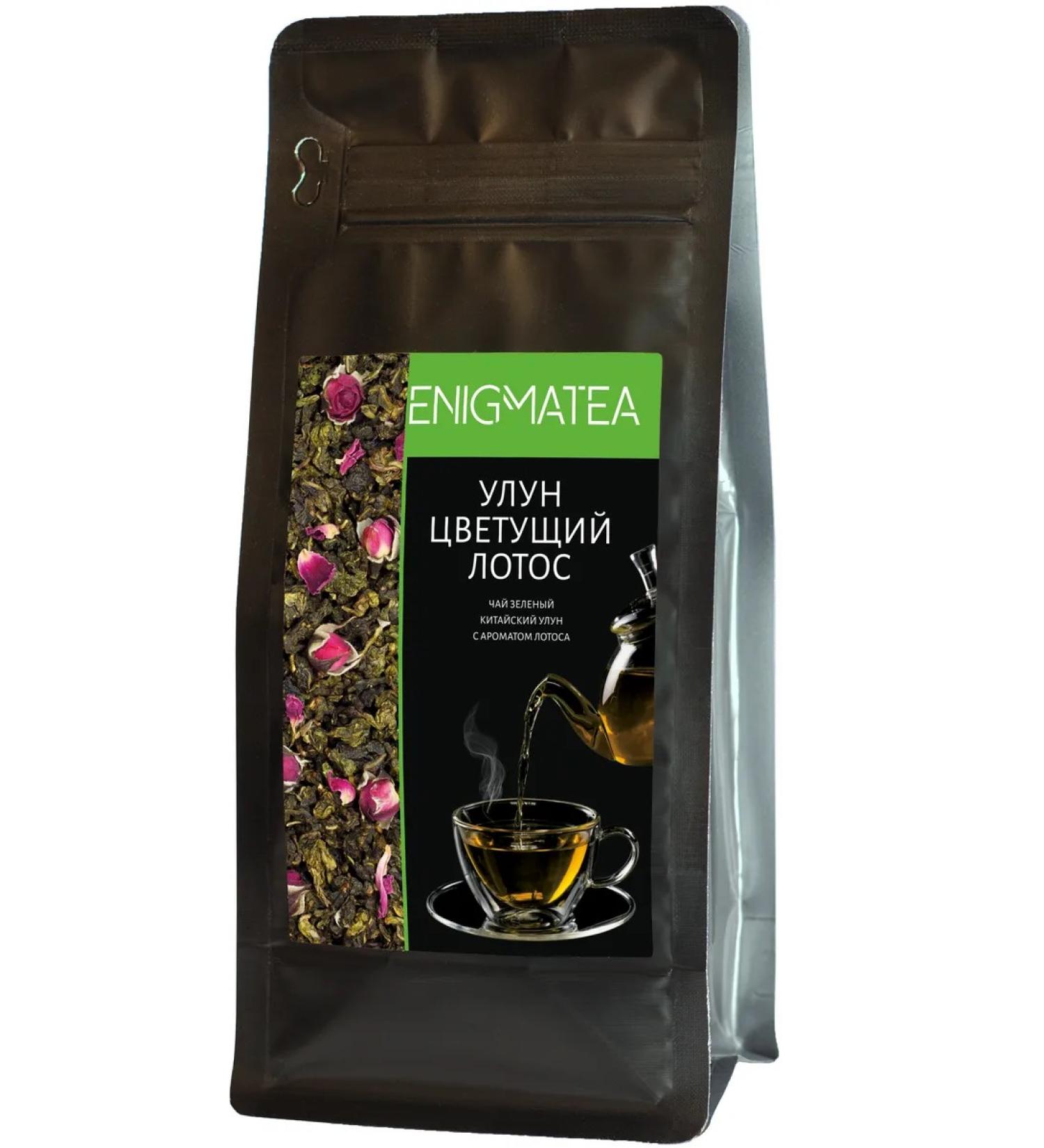 ENIGMATEA Leaf oolong tea blooming lotus