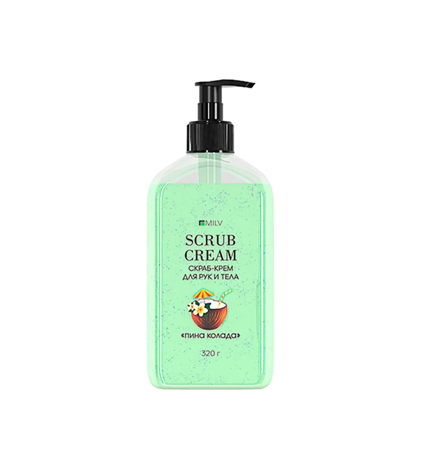 MILV Scrub-cream for the body "Pina Kolada" 320 g