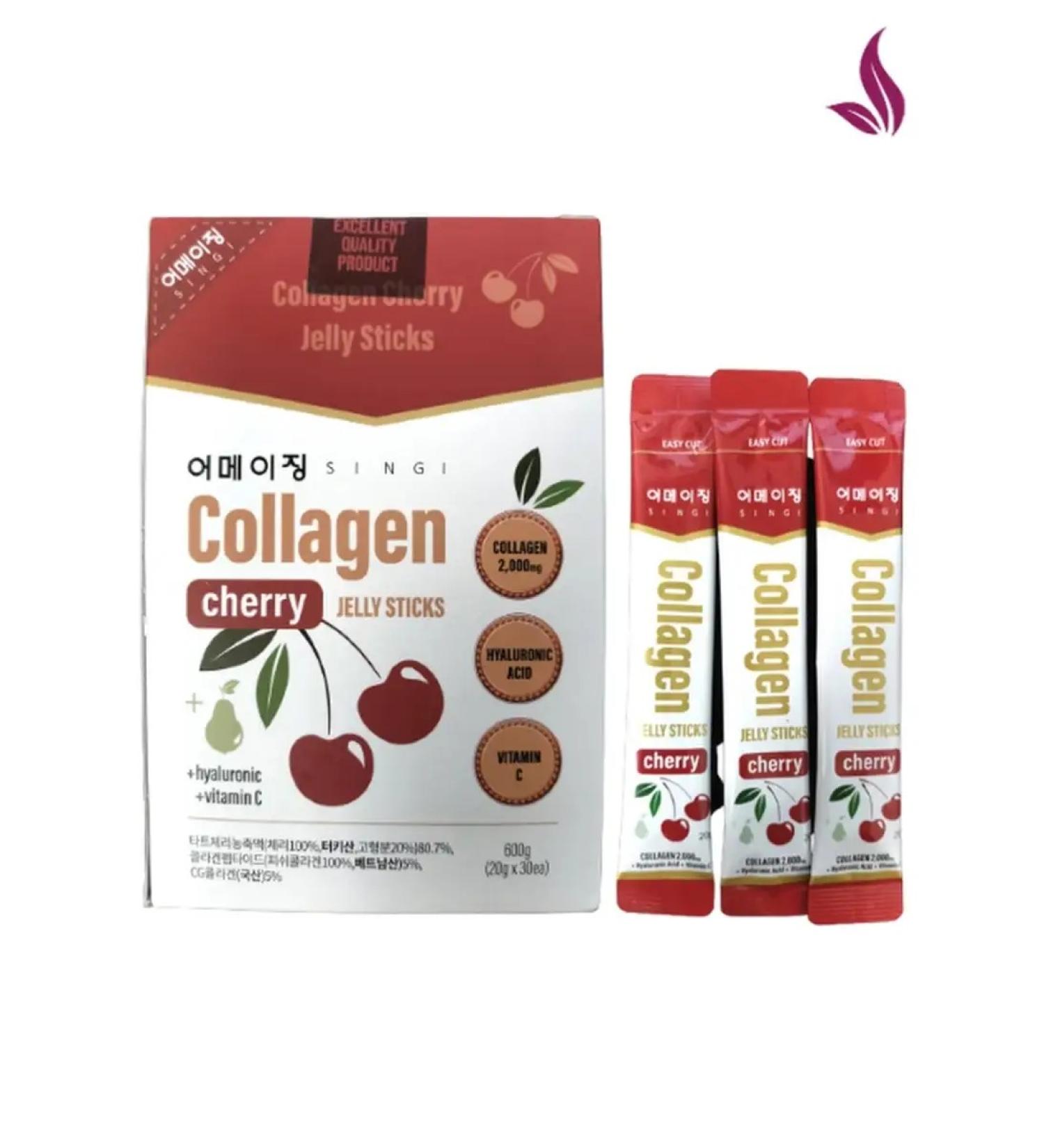 SINGI Cherry Jelly 30 pcs collagen - Buy Online on GoSupps.com