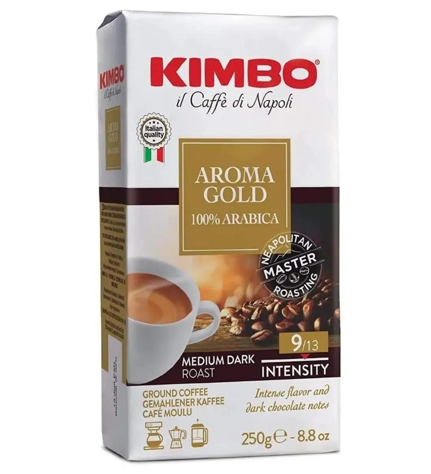 Coffee ground kimbo gold 100% arabica 250 g