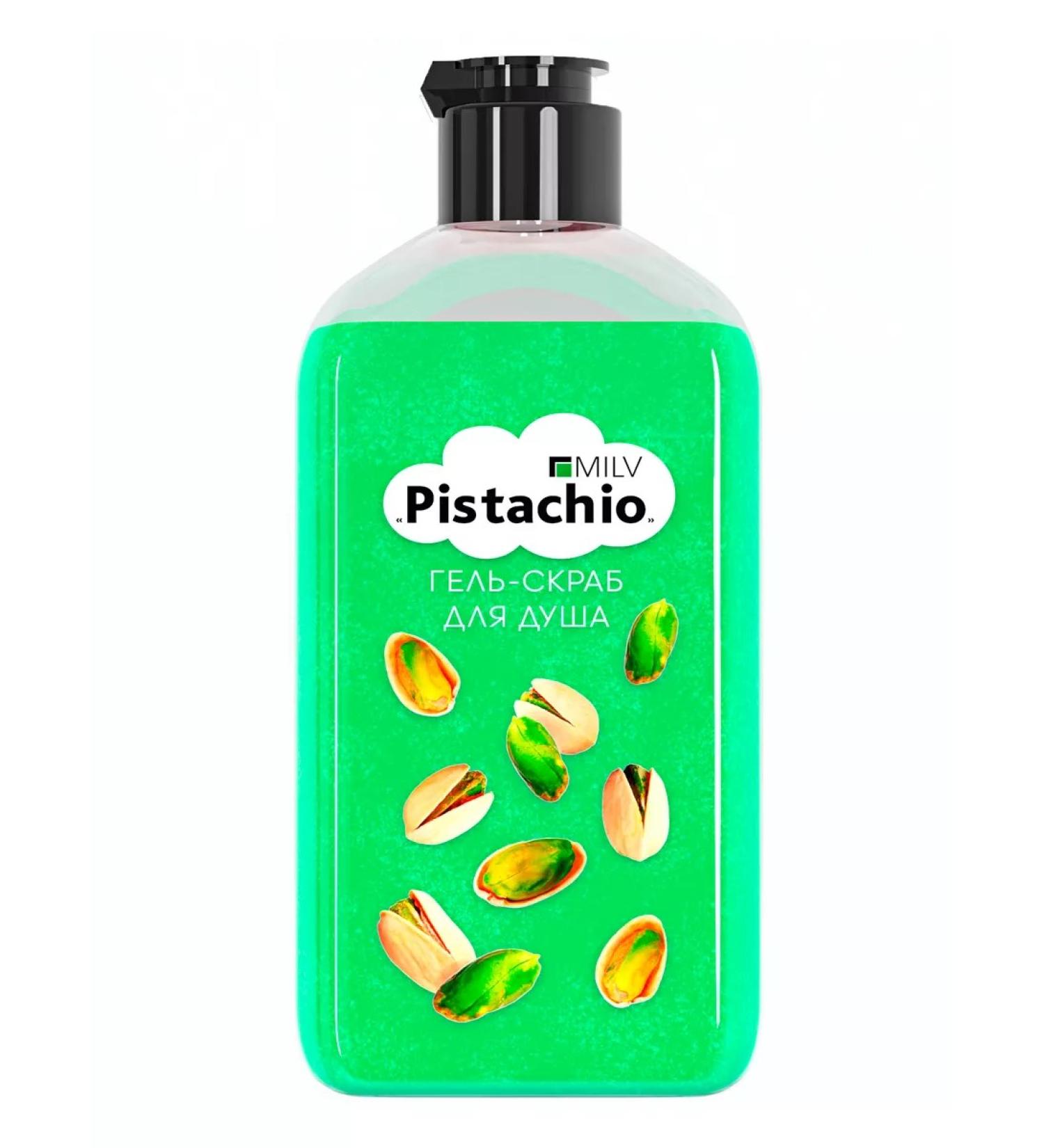 MILV Gel-scrub for the shower "Pistachio". 340 ml
