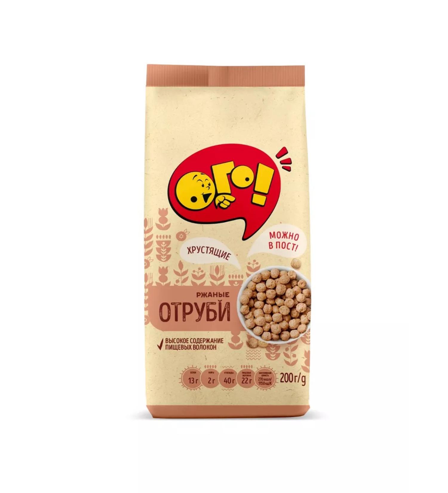 WOW Bran is rye (crispy) 10 bags of 200 grams