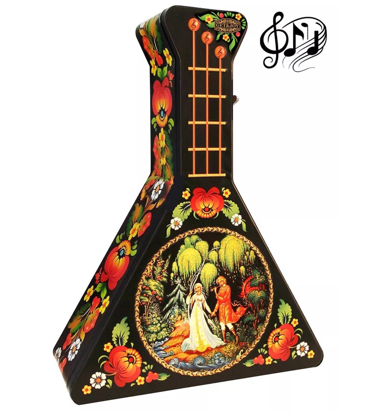 GET&JOY Black tea in a music box - balalaika black 50 g - Buy Online on GoSupps.com