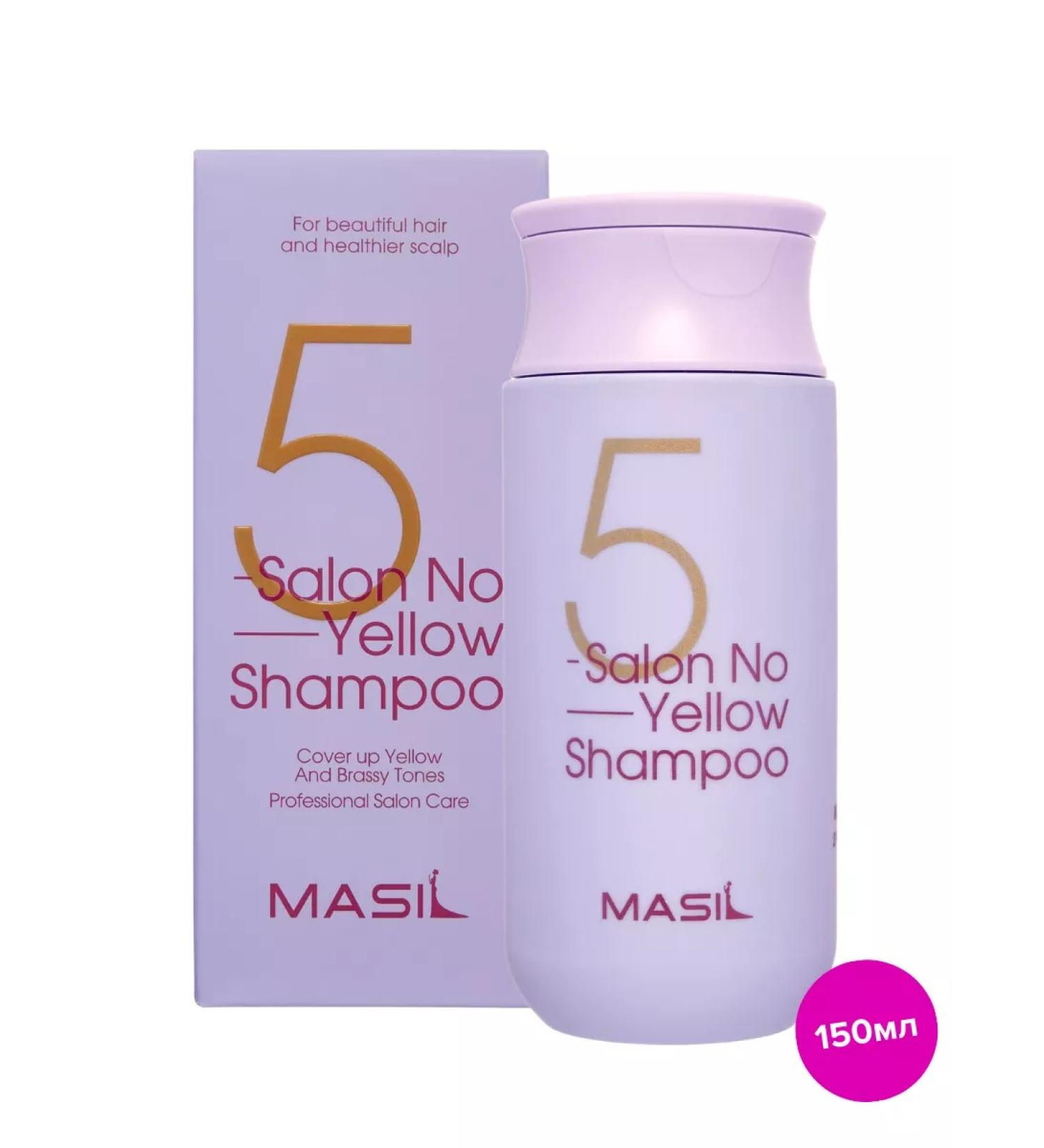 MASIL Shampoo from yellowness of hair blonde silver pH - Buy Online on GoSupps.com