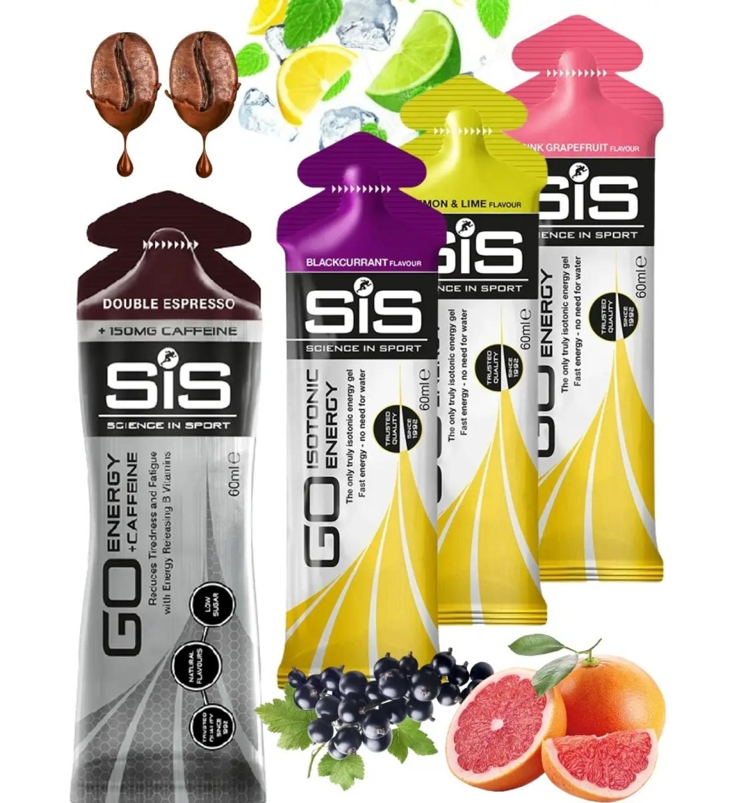 Science in Sports SIS Carbohydrate gel isotonic sis 4pcs