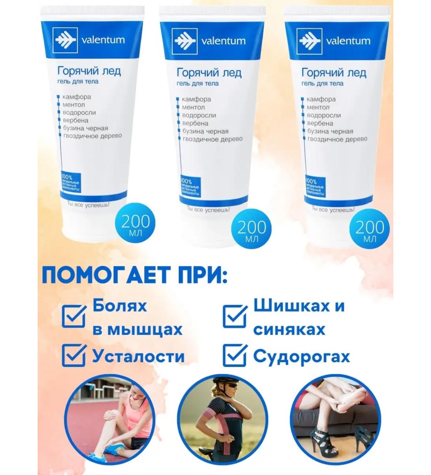 VALENTUM Hot ice gel ointment to removal muscle pain - Buy Online on GoSupps.com