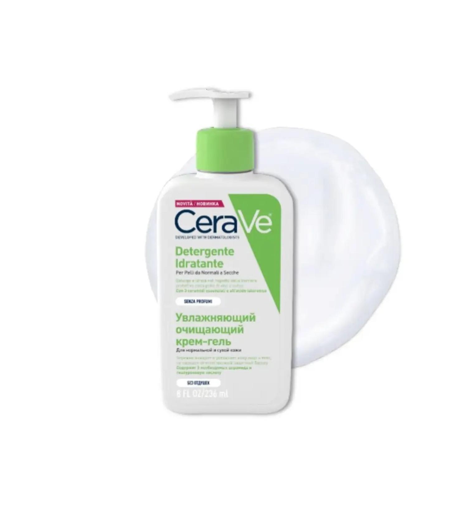CeraVe / cream-gel moisturizing cleanser facial care all skin types